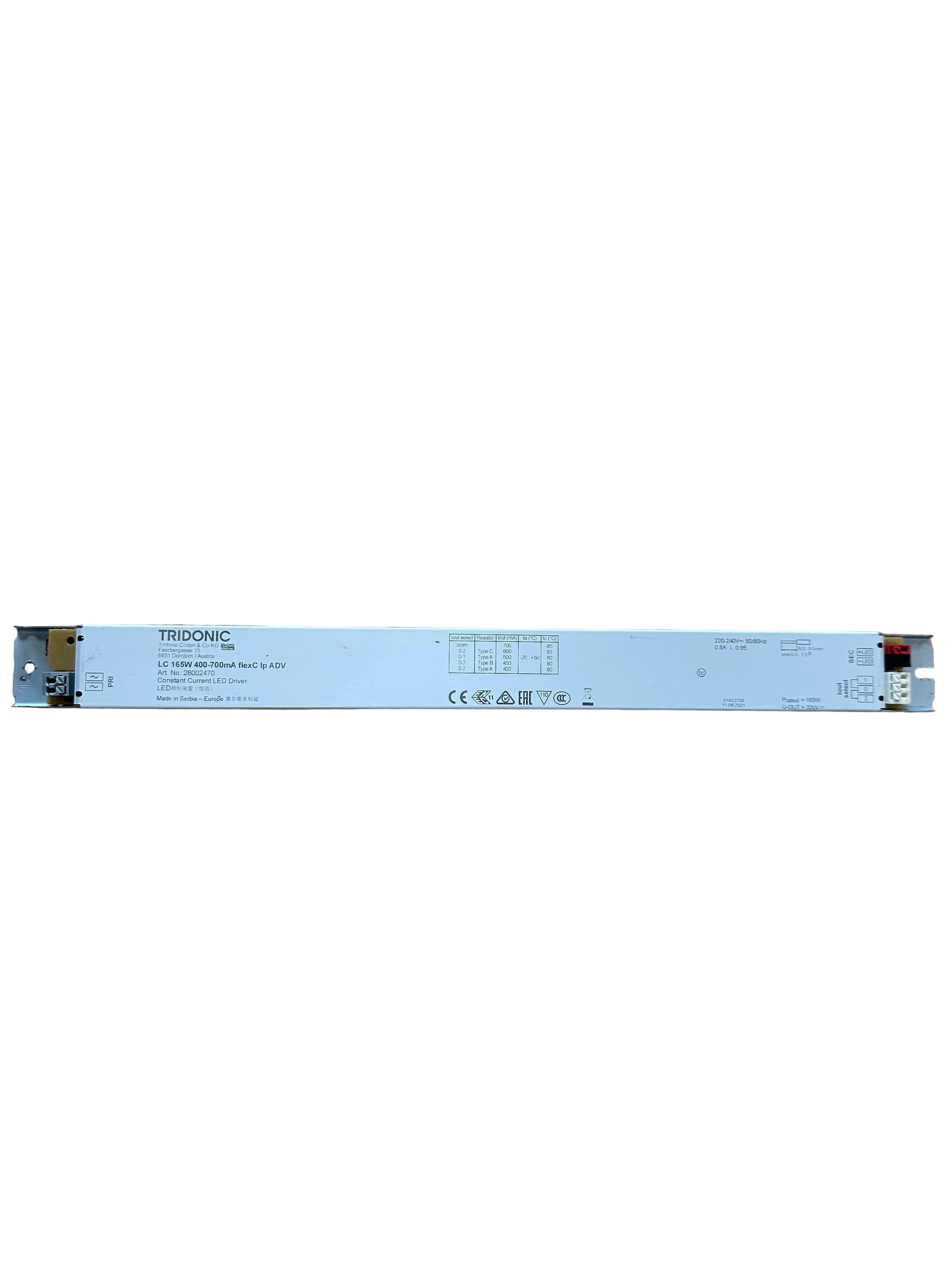 Tridonic 28002470 LC 165W 400-700mA flexC lp ADV - LED Retro