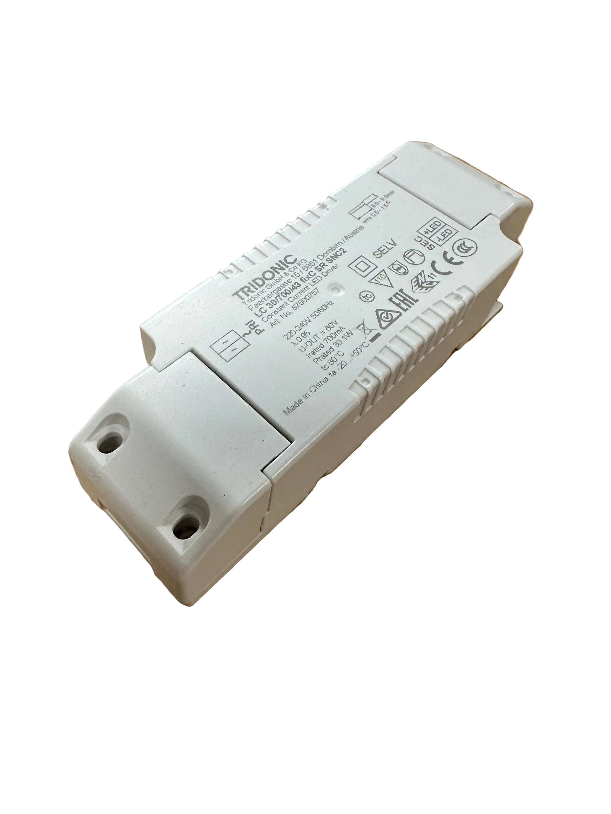 Tridonic 87500757 LC 30/700/43 fixC SR SNC2 Compact LED Driver - LED Retro