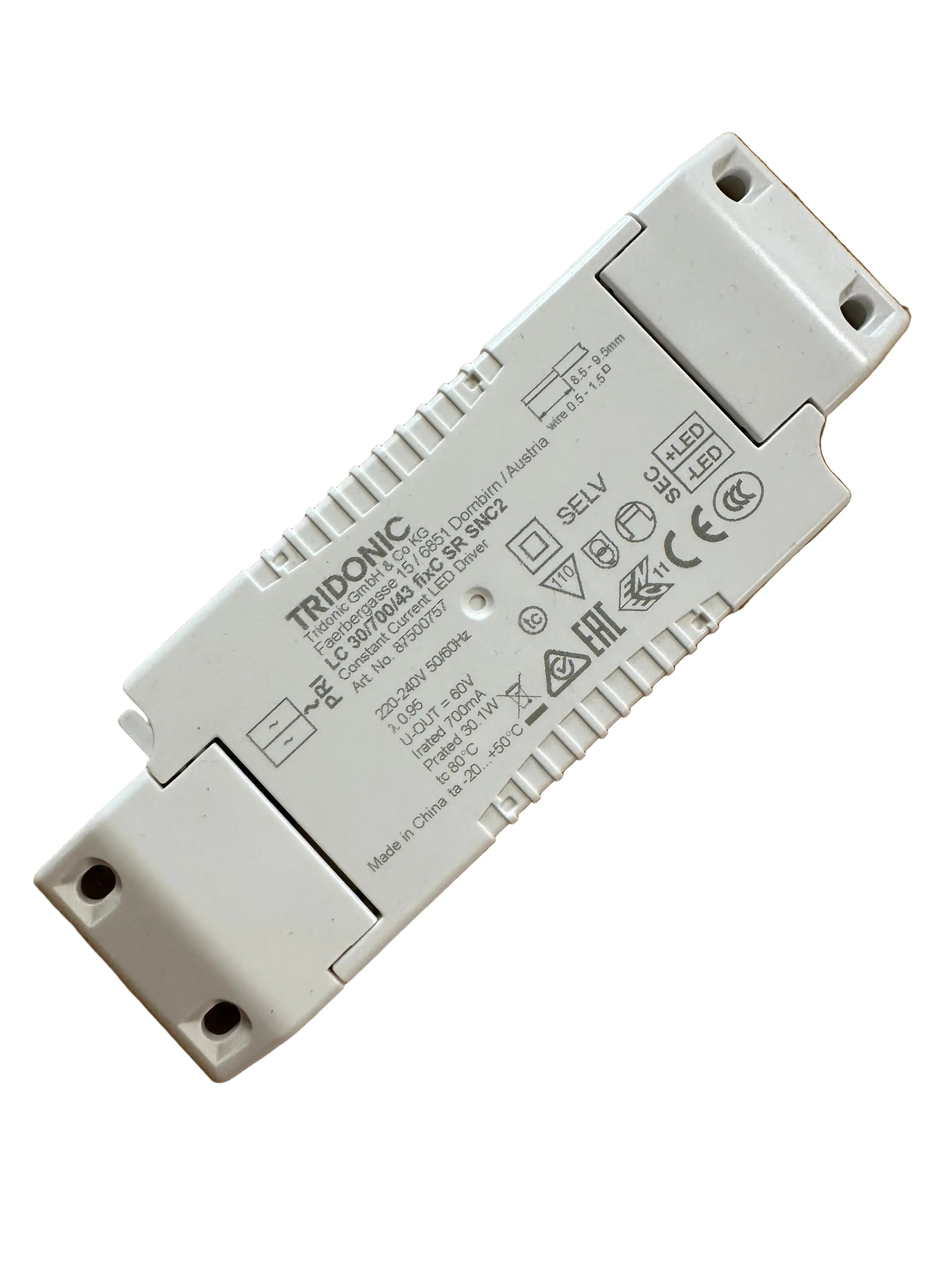 Tridonic 87500757 LC 30/700/43 fixC SR SNC2 Compact LED Driver - LED Retro