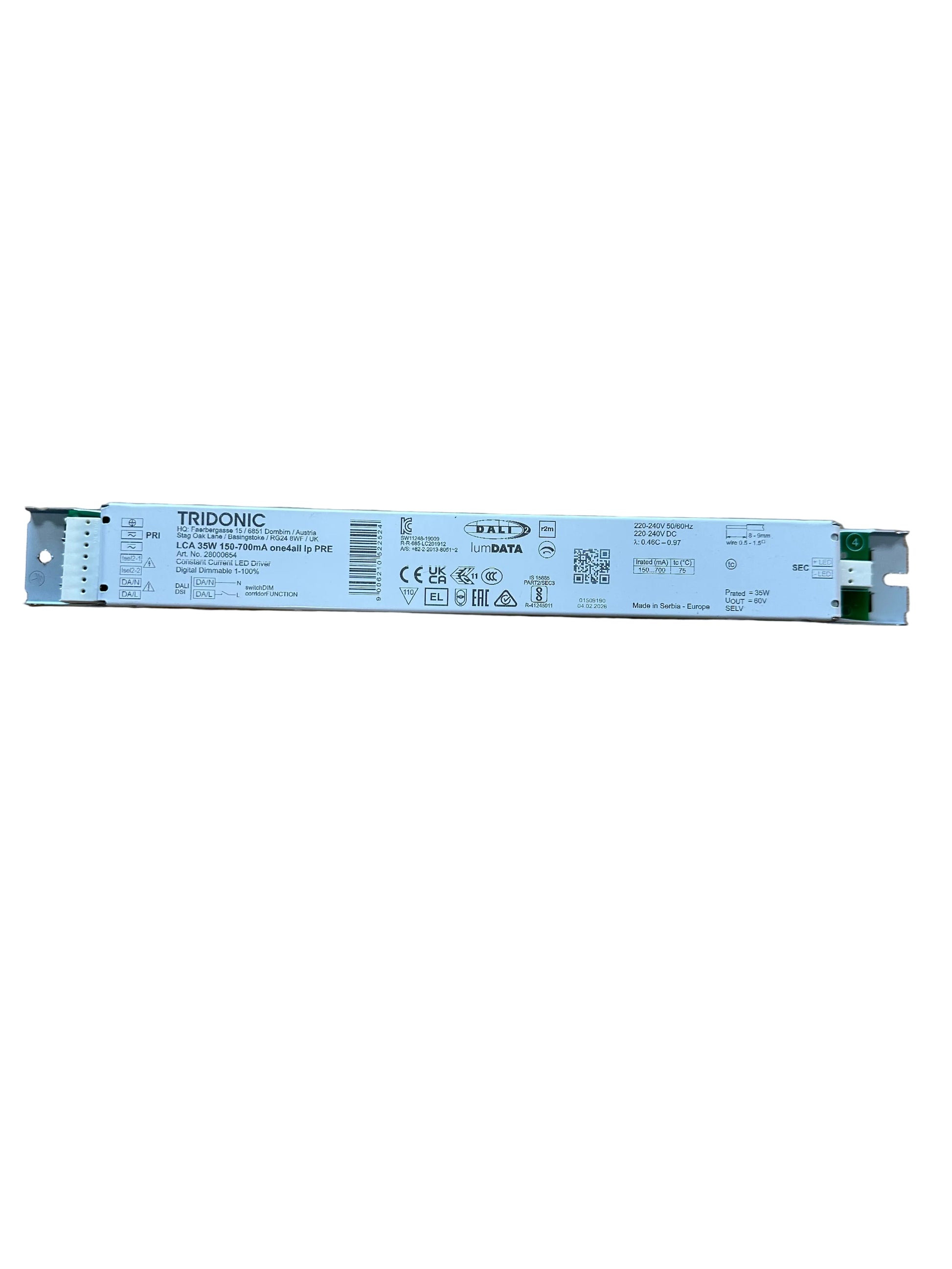 Tridonic 28000654 LCA 35W 150-700mA one4all lp PRE - LED Retro