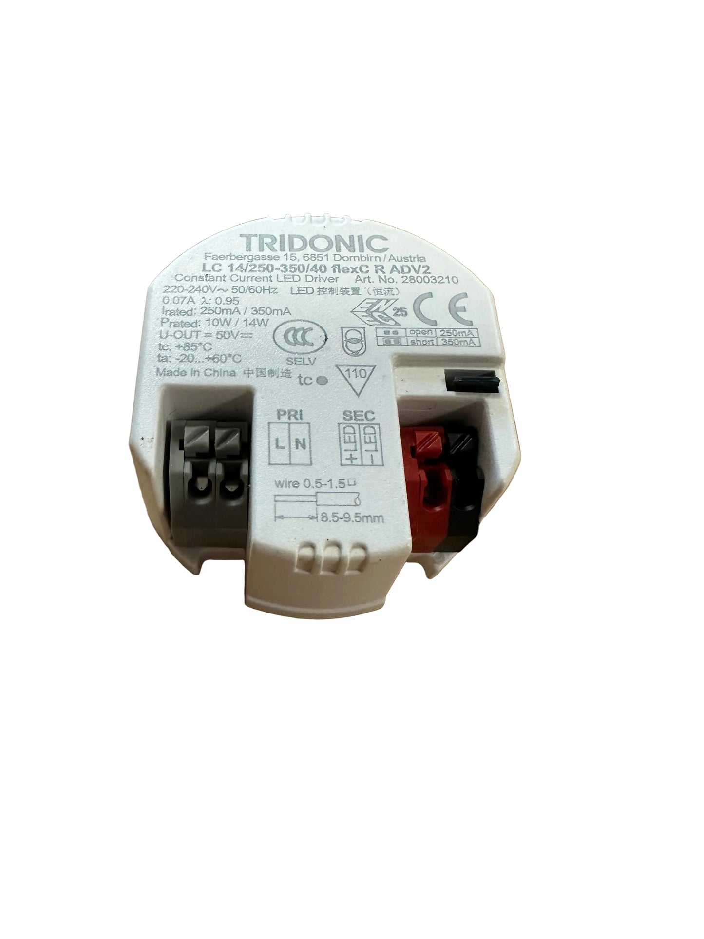 Tridonic 28003210 LC 14W 250-350mA flexC R ADV2-LED Retro
