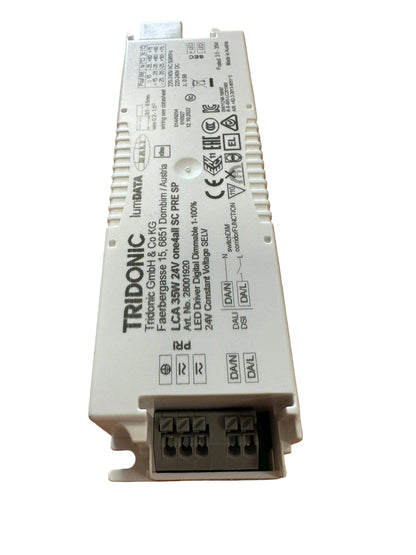 Tridonic LCA 35W 24V one4all SC PRE SP Spec Sheet - LED Retro