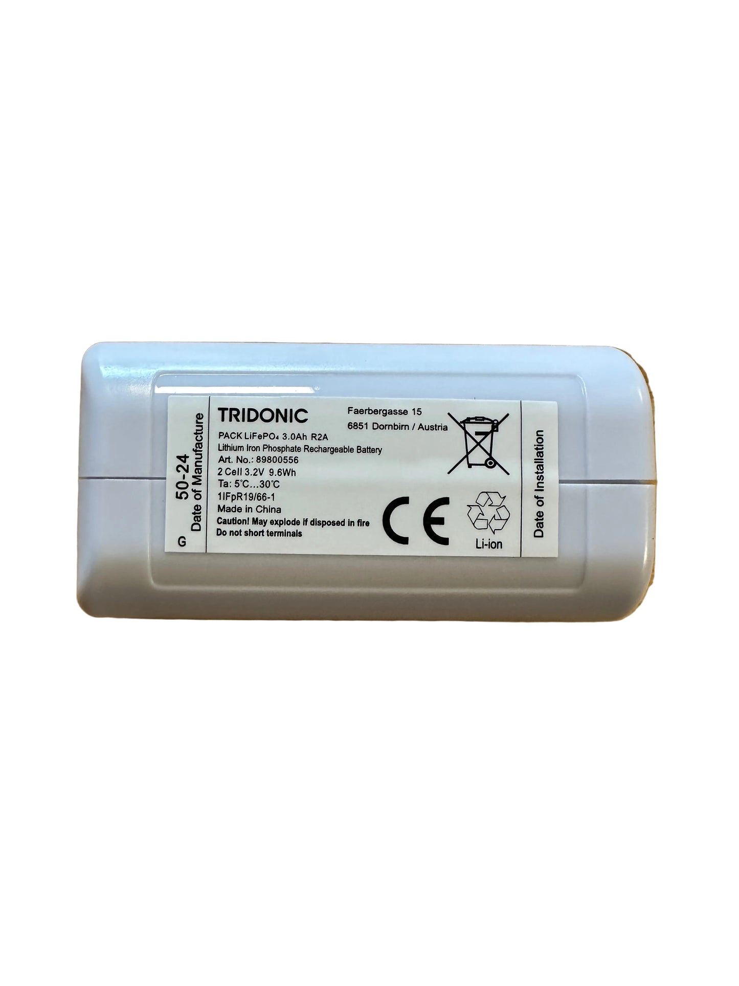 Tridonic 89800556 PACK-LiFePO4 3.0Ah R2A - LED Retro
