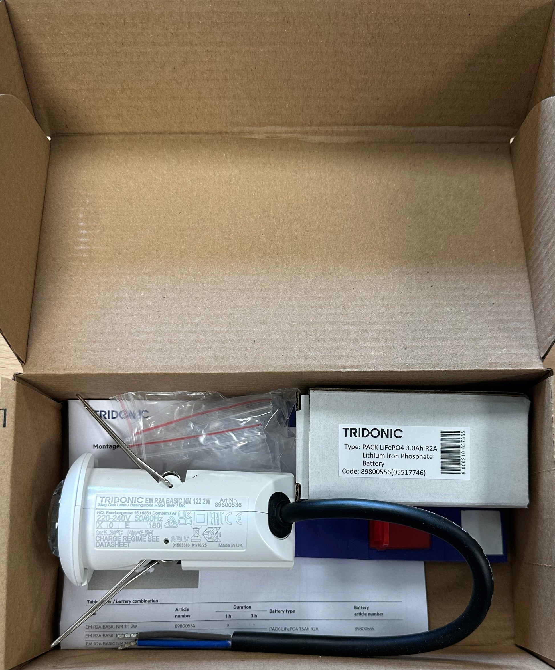 Tridonic 89800536 EM R2A BASIC NM 132 2W - EM ready2apply - LED Retro