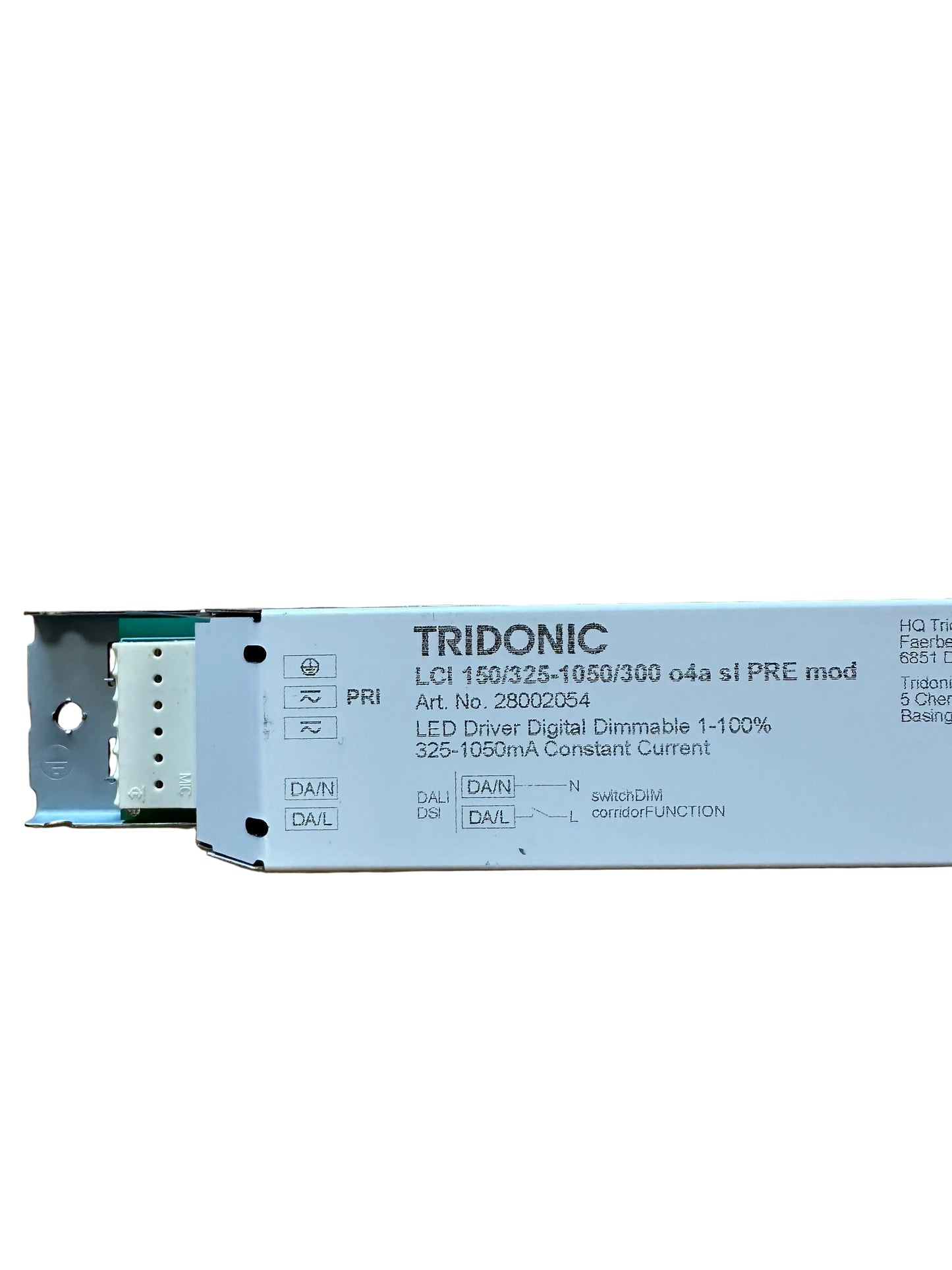 Tridonic 28002054 LCI 150W 325–1050mA 300V o4a sl PRE mod (INDUSTRY) - LED Retro