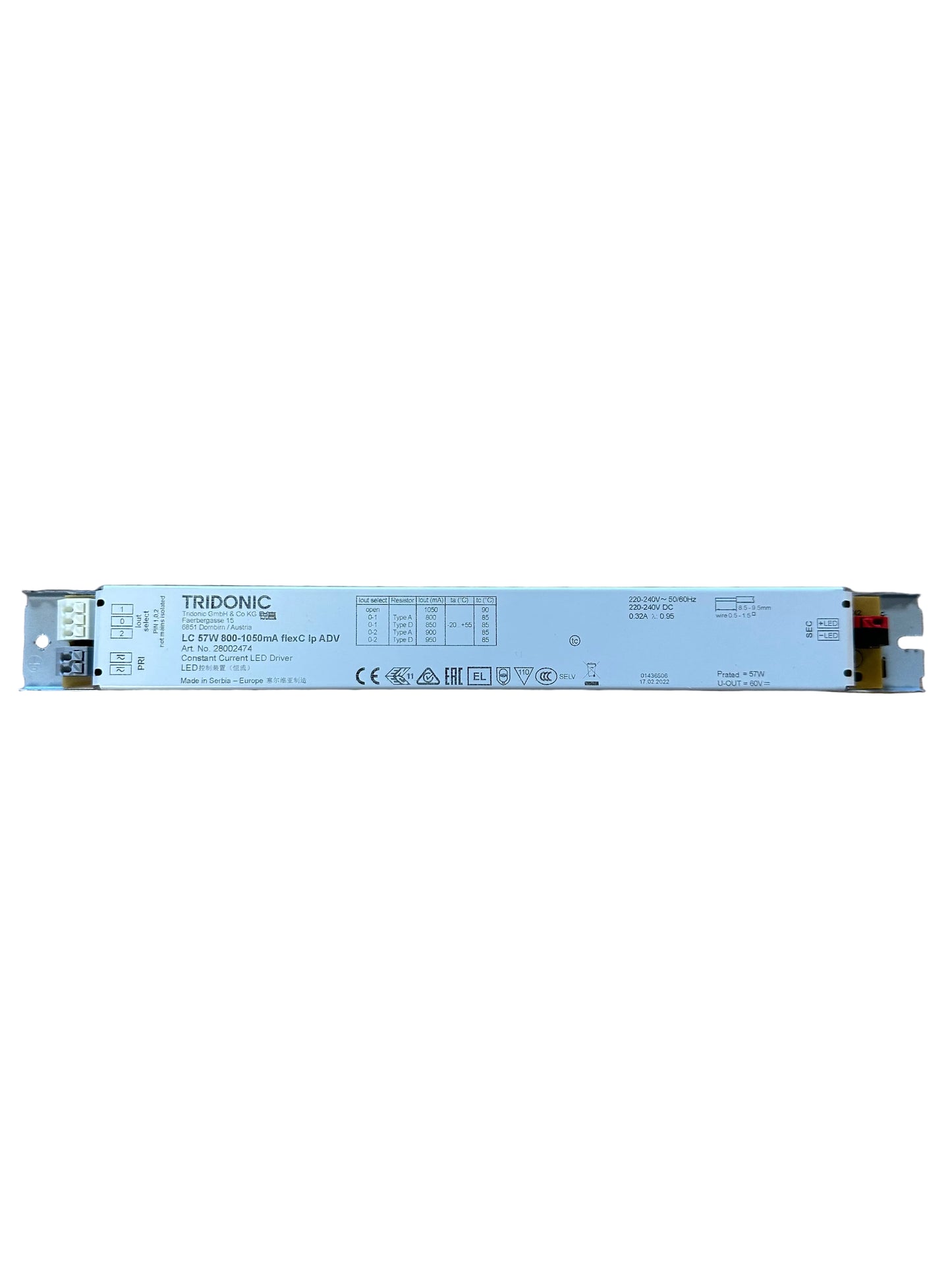 Tridonic 28002474  LC 57W 800-1050mA flexC lp ADV - LED Retro