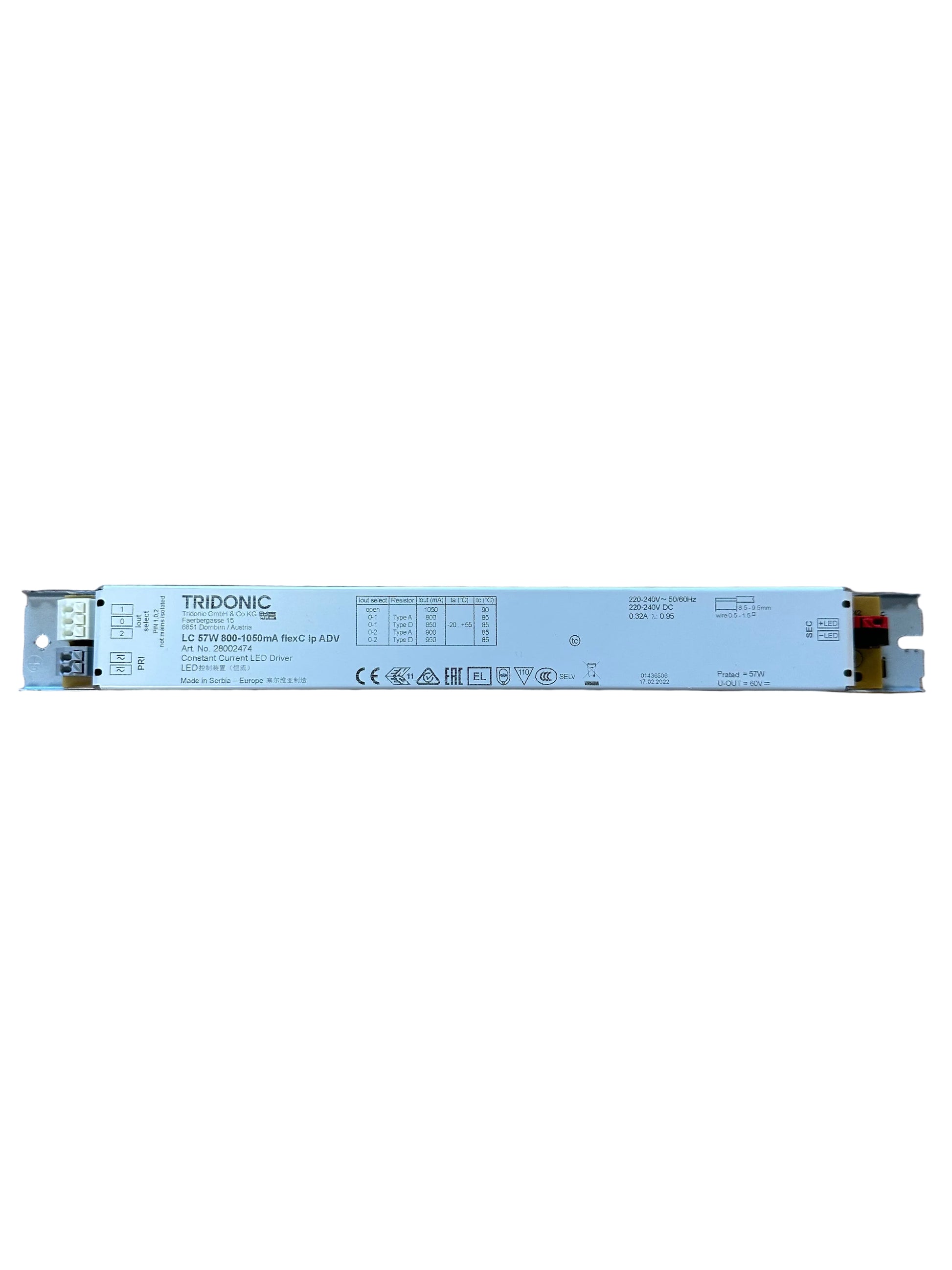 Tridonic 28002474  LC 57W 800-1050mA flexC lp ADV - LED Retro