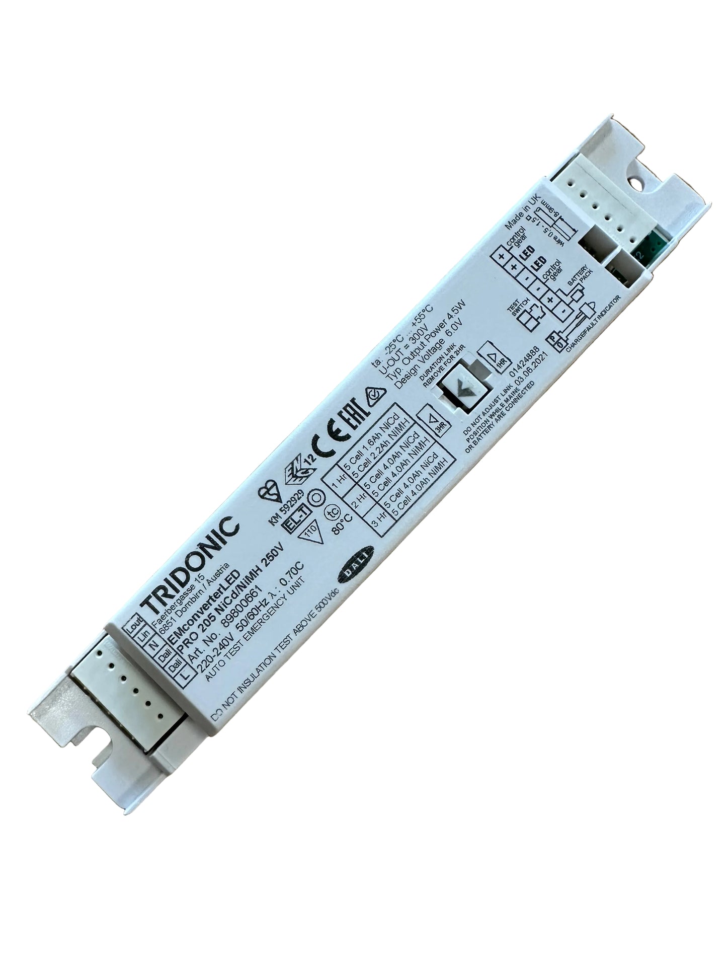 Tridonic 89800661 EM converterLED PRO 205 250V -LED Retro