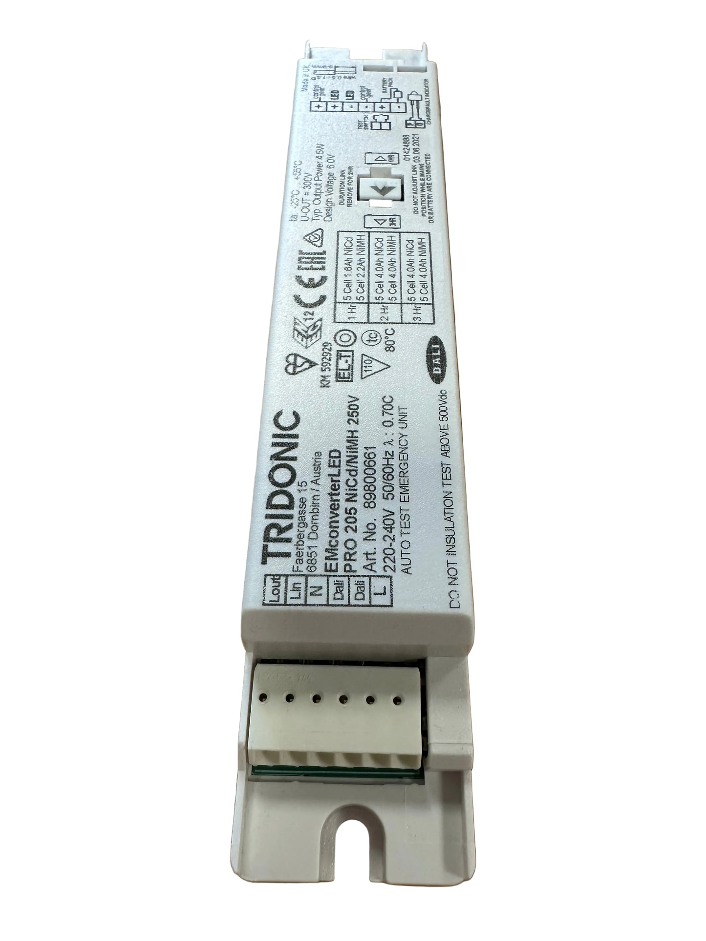 Tridonic 89800661 EM converterLED PRO 205 250V -LED Retro