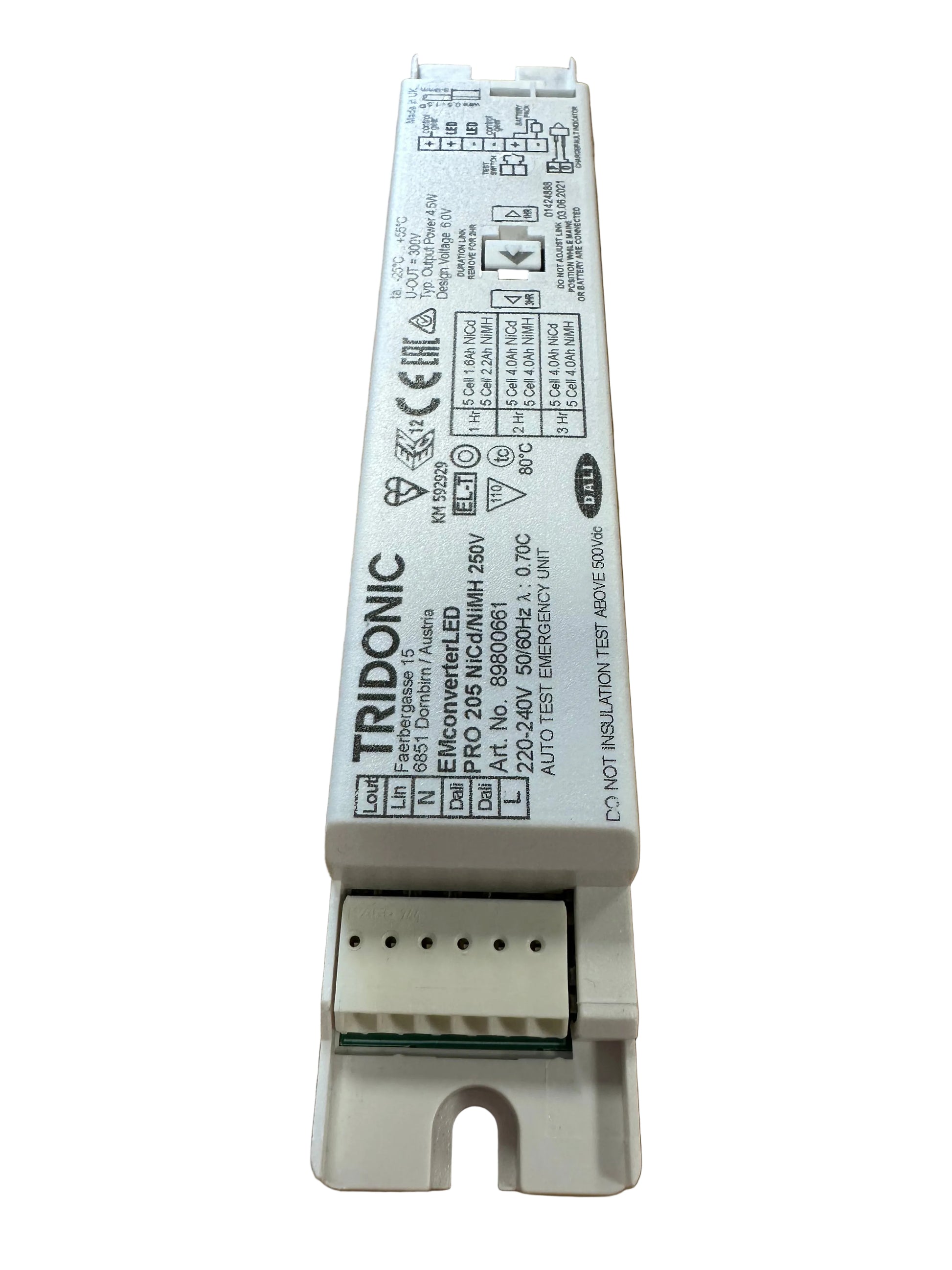 Tridonic 89800661 EM converterLED PRO 205 250V -LED Retro