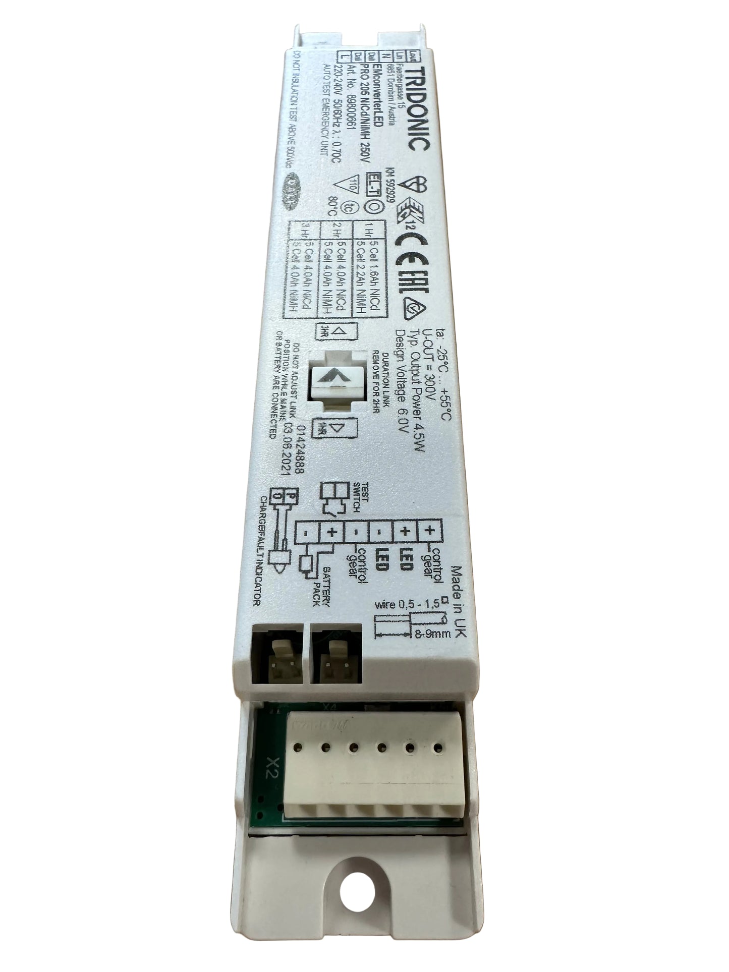 Tridonic 89800661 EM converterLED PRO 205 250V -LED Retro