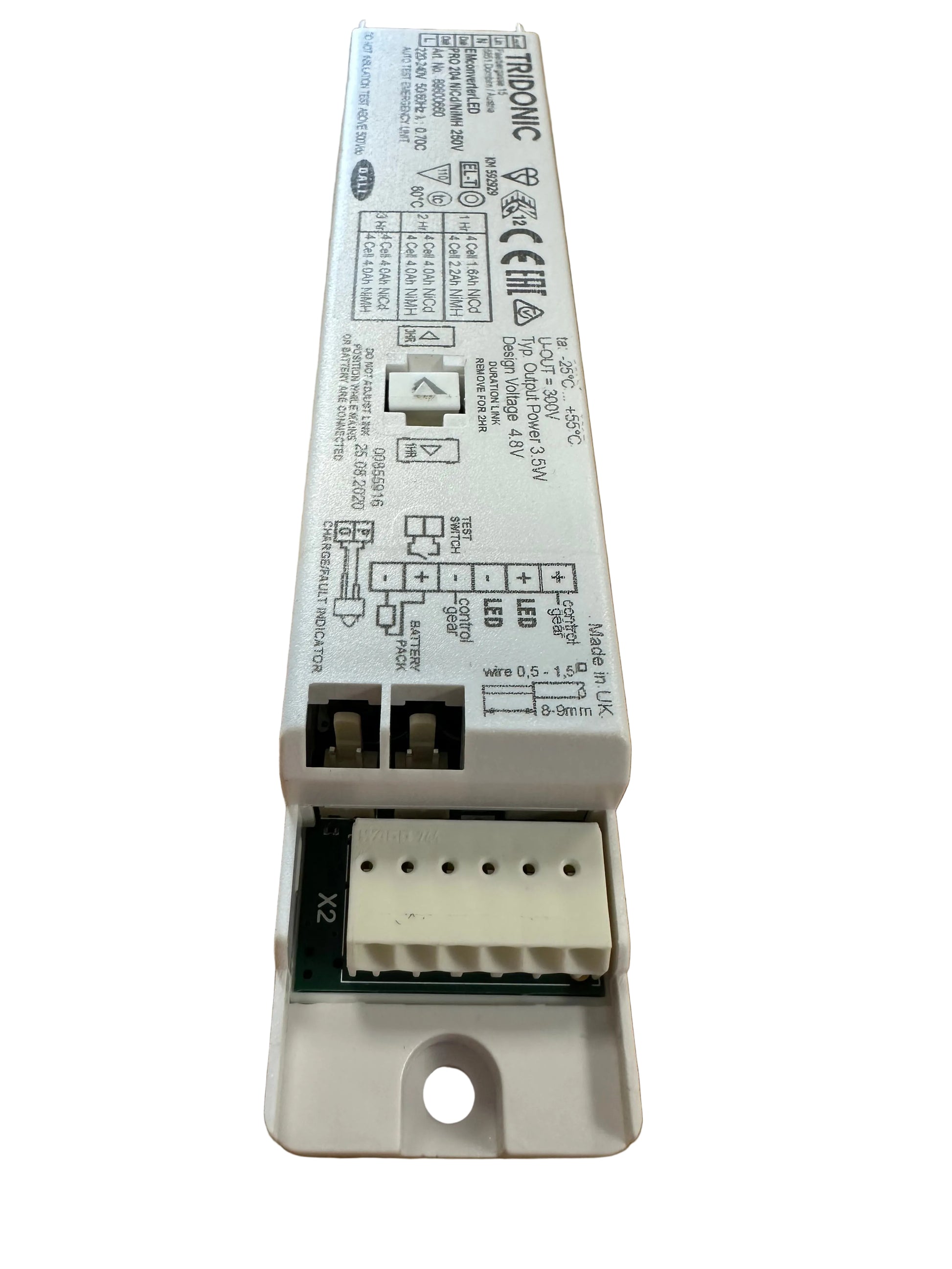 Tridonic 89800660 EM converterLED PRO 204 NiCd/NiMH 250V -LED Retro