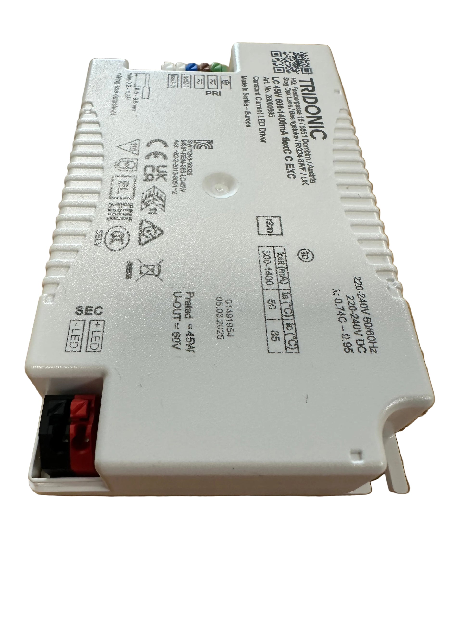 Tridonic 28000695 LC 45W 500–1400mA flexC C EXC - LED Retro