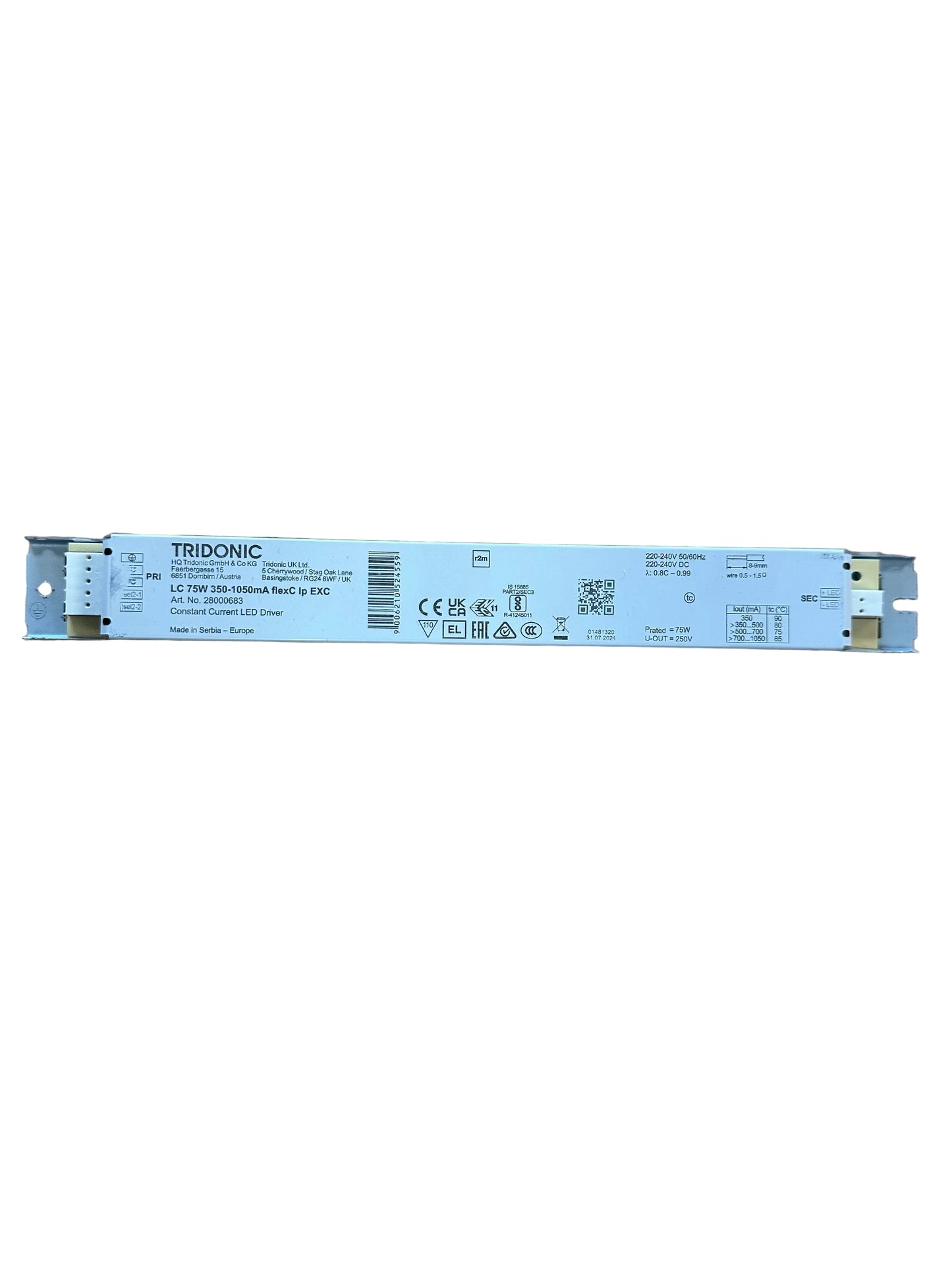 Tridonic 28000683 LC 75W 350–1050mA flexC lp EXC - LED Retro
