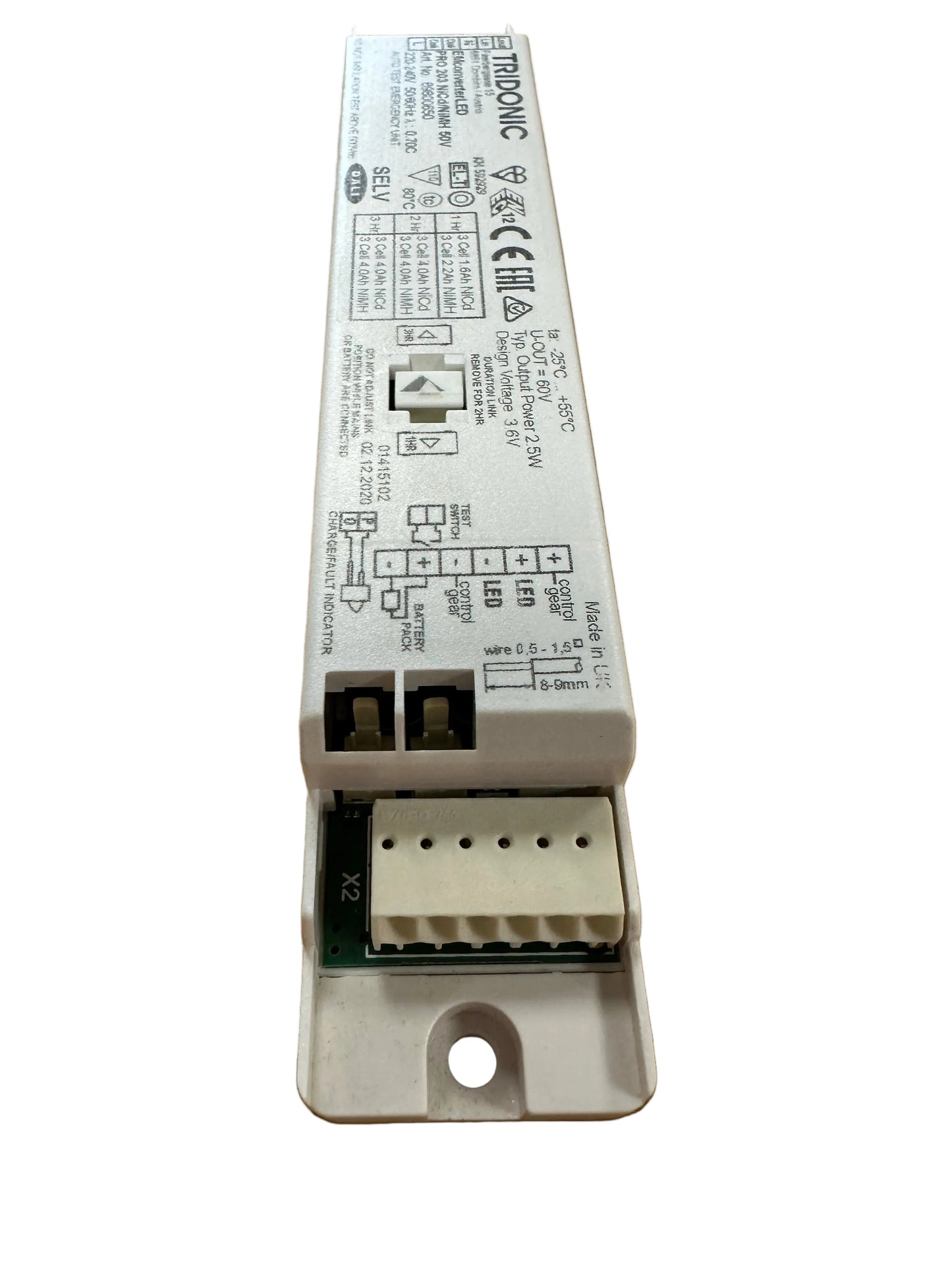 Tridonic 89800650 EM converterLED PRO 203 NiCd/NiMH 50V - LED Retro