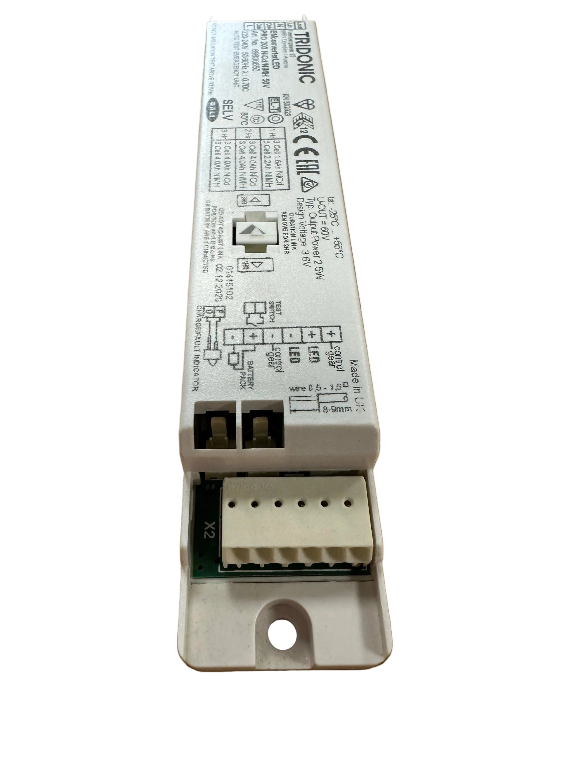 Tridonic 89800650 EM converterLED PRO 203 NiCd/NiMH 50V - LED Retro