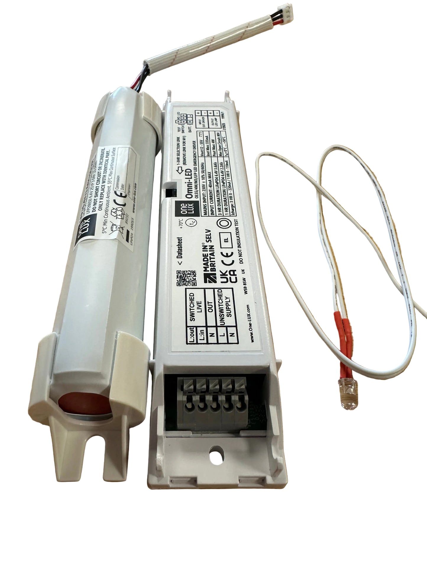 One-Lux OL55/4W/M3/LFP/SS 12-55V 4W Emergency Conversion Kit
