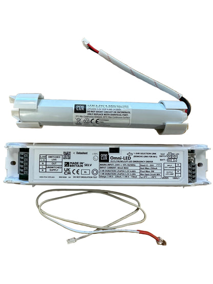 One-Lux OL55/3W/M3/LFP/SS 12-55V 3W Emergency Conversion Kit - LED Retro