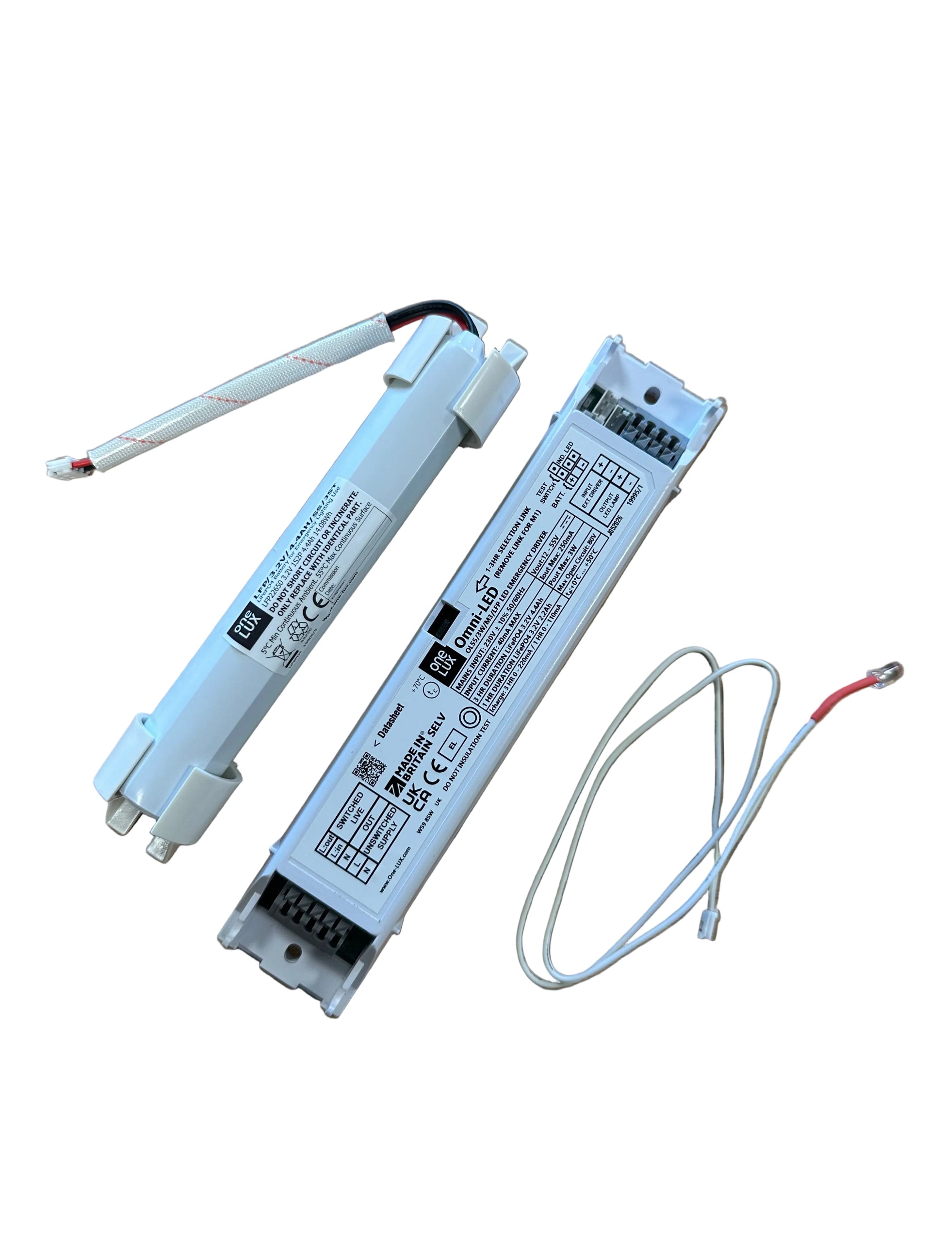 One-Lux OL55/3W/M3/LFP/SS 12-55V 3W Emergency Conversion Kit - LED Retro