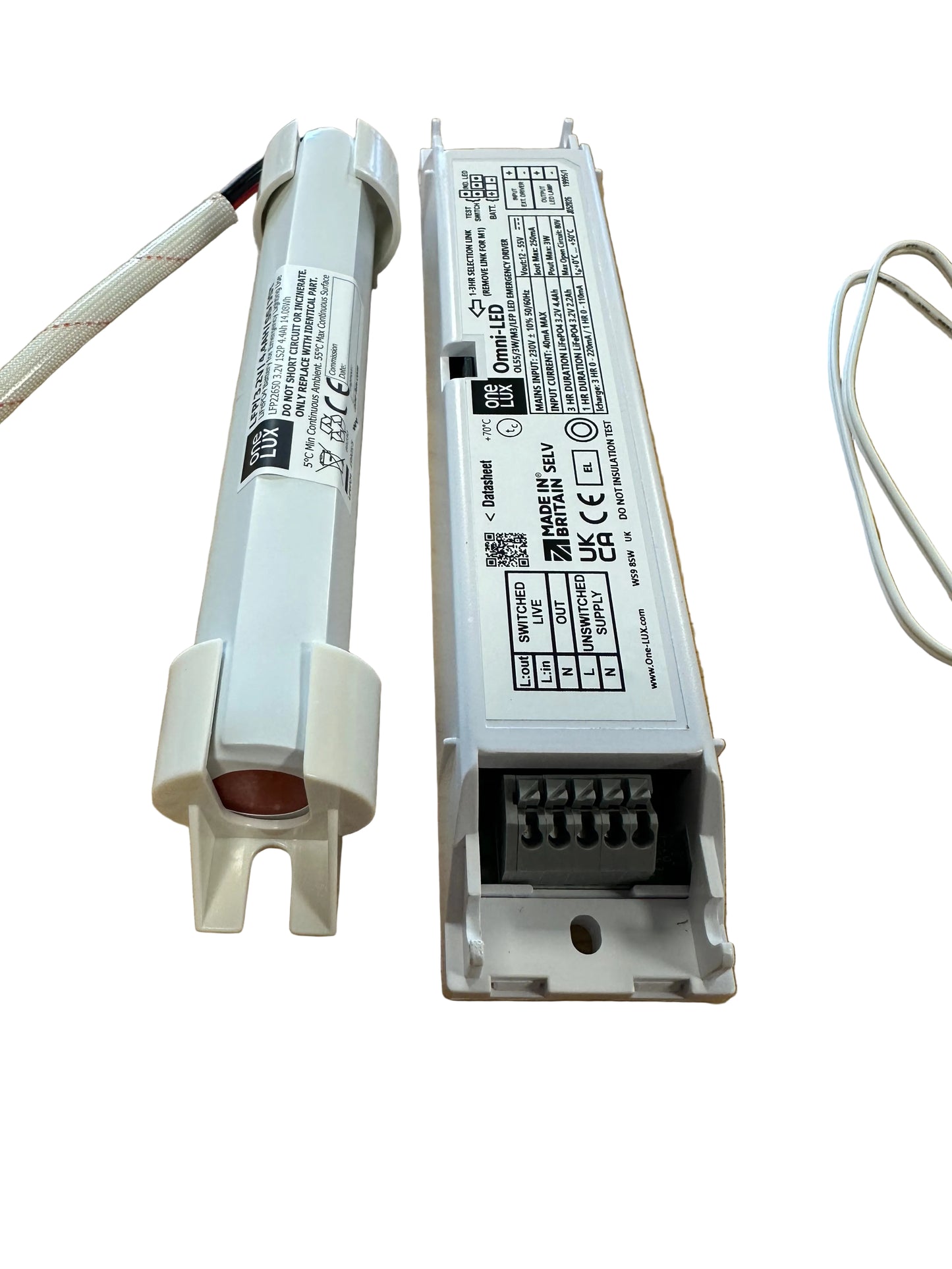 One-Lux OL55/3W/M3/LFP/SS 12-55V 3W Emergency Conversion Kit - LED Retro