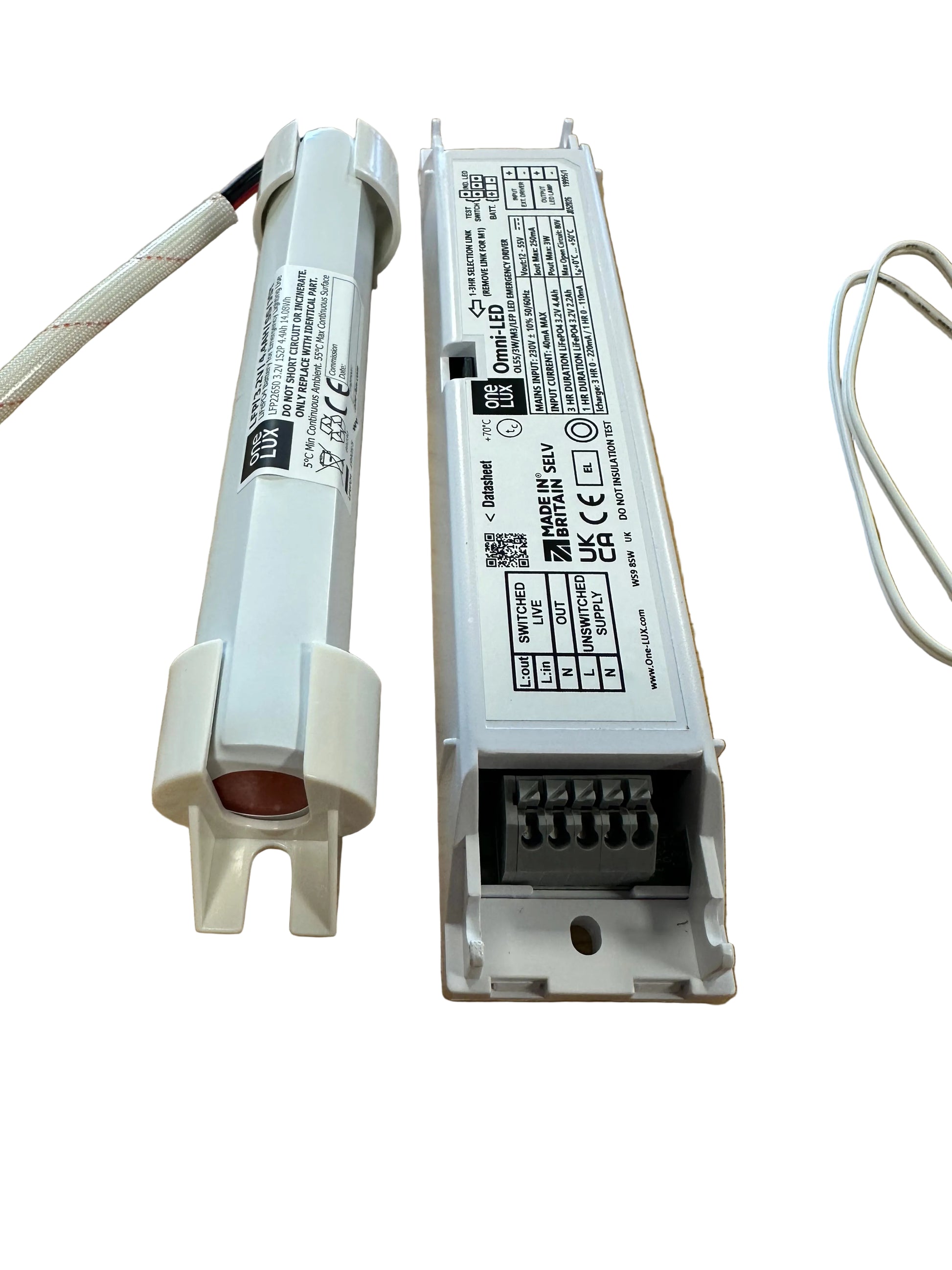 One-Lux OL55/3W/M3/LFP/SS 12-55V 3W Emergency Conversion Kit - LED Retro