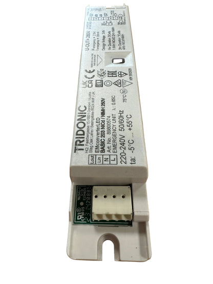 Tridonic 89800574 EM converterLED BASIC 203 NiCd/NiMH 250V - LED Retro