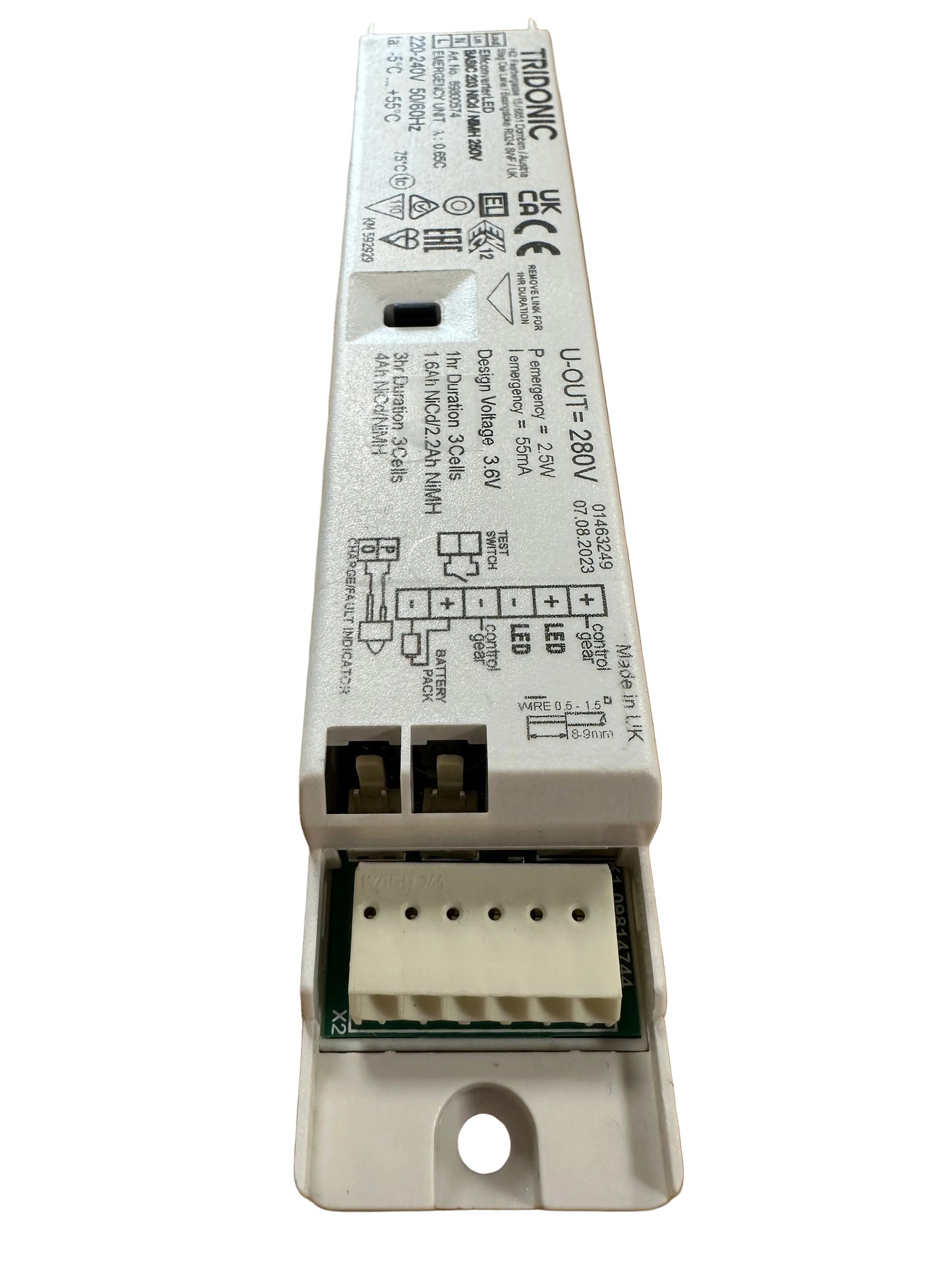 Tridonic 89800574 EM converterLED BASIC 203 NiCd/NiMH 250V - LED Retro