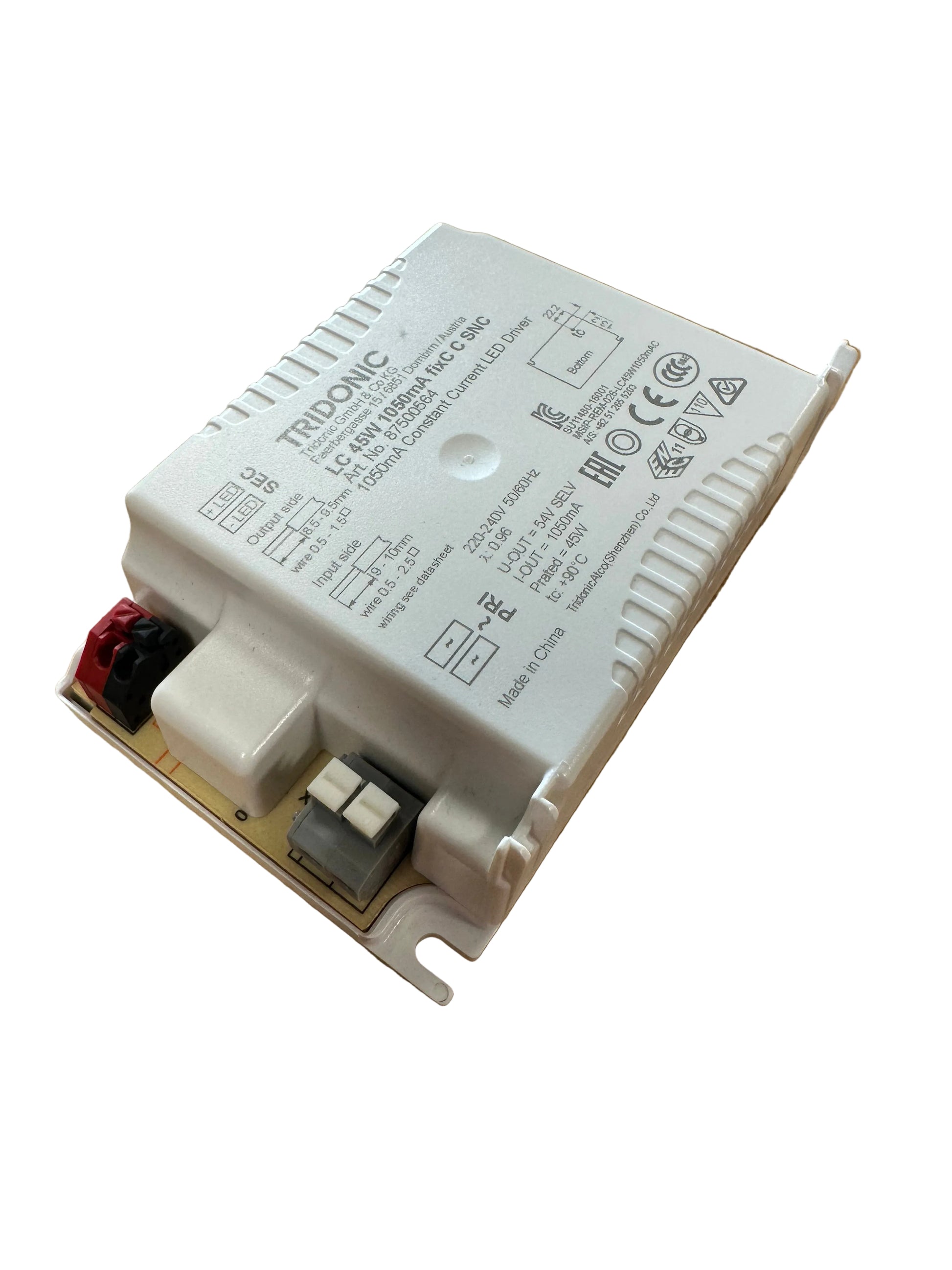 Tridonic 87500564 Driver LC 45W 1050mA fixC C SNC - LED Retro