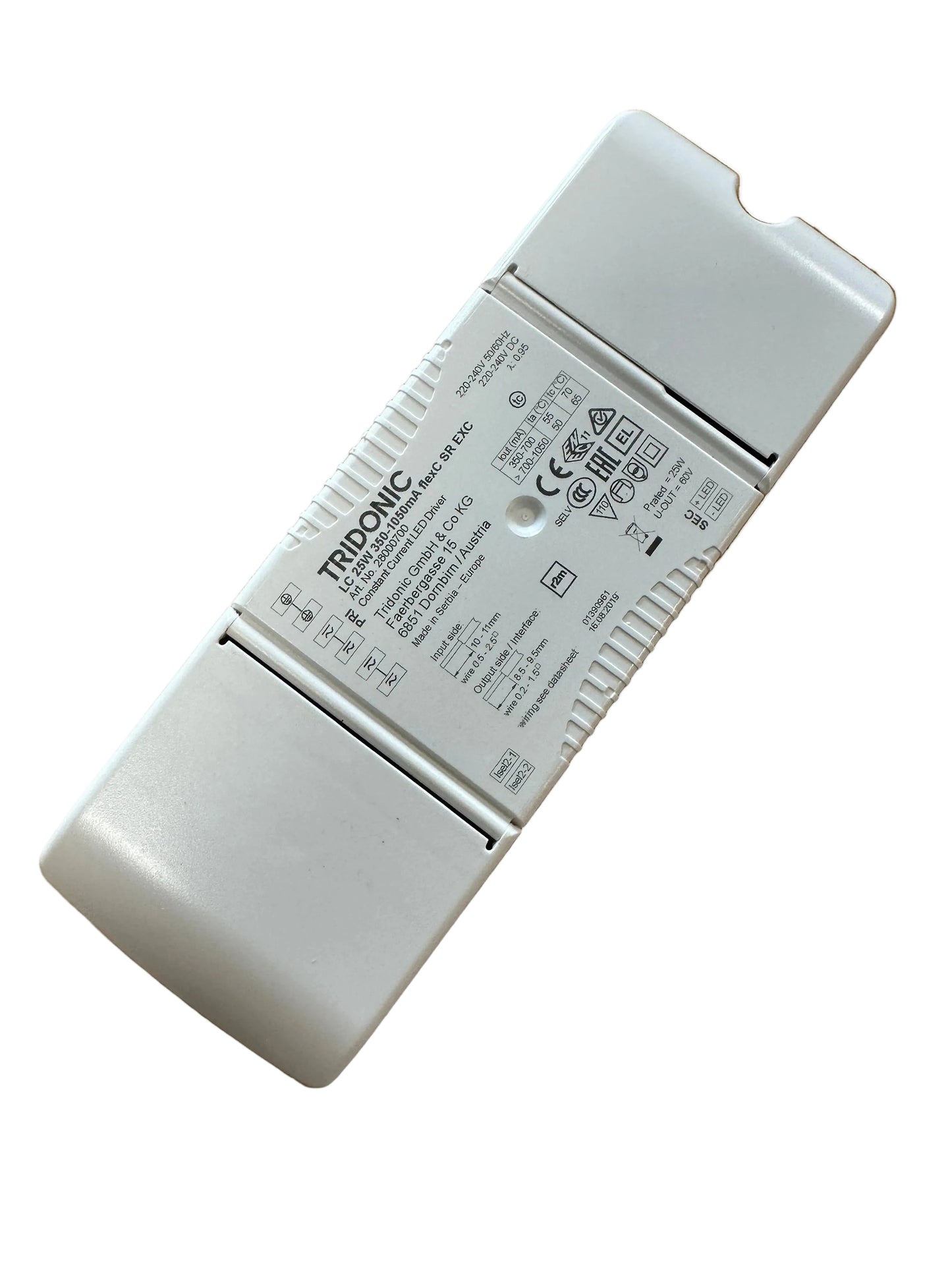 Tridonic 28000700 Driver LC 25W 350–1050mA flexC SR EXC - LED Retro