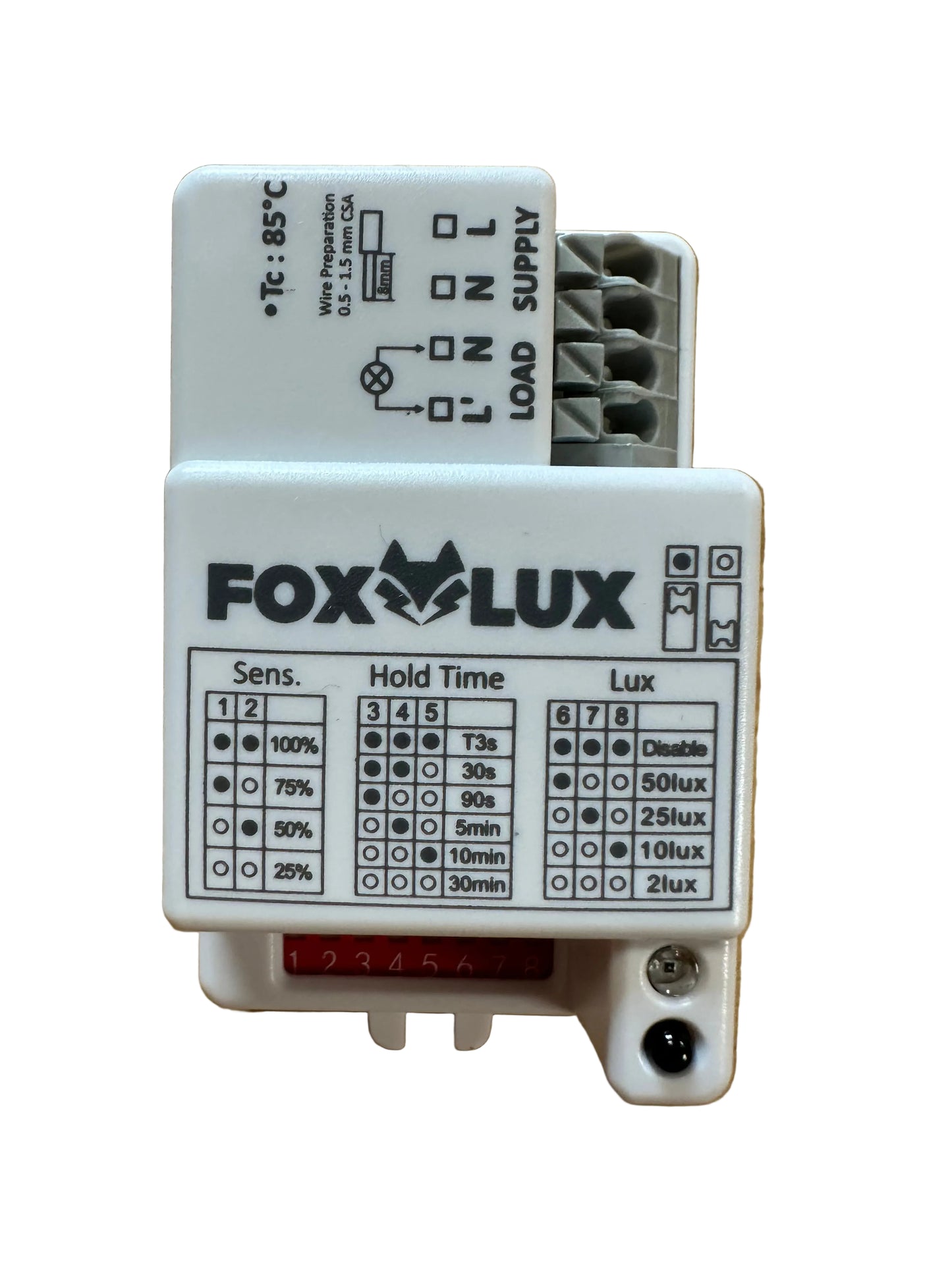 FOXLUX FXS01C-E Microwave Motion Sensor - LED Retro