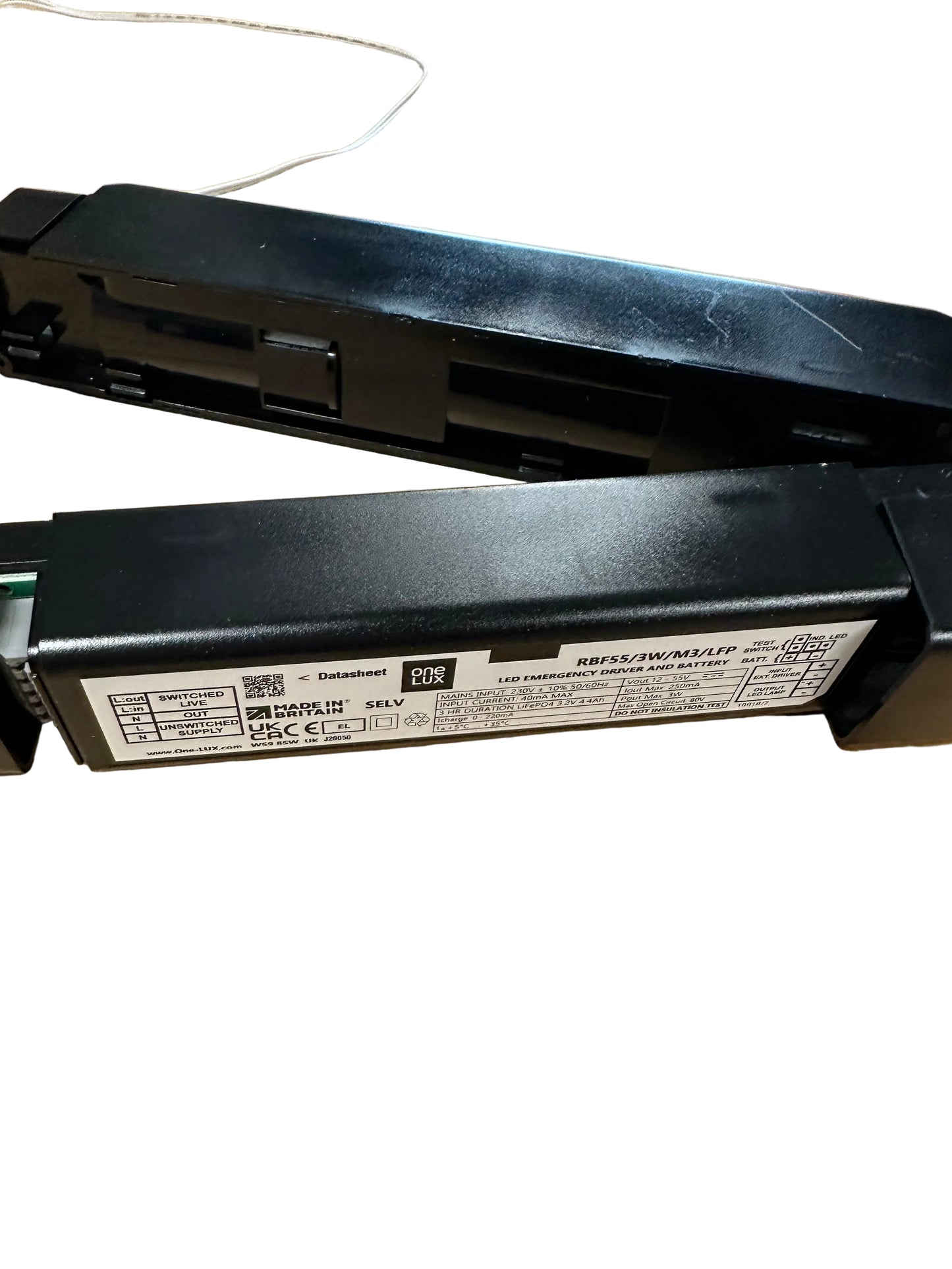 One-Lux RBF55/3W/M3/LFP Omni-LED FLEXI 9-55V 3.2V 4.4Ah LiFePO4 3W - LED Retro