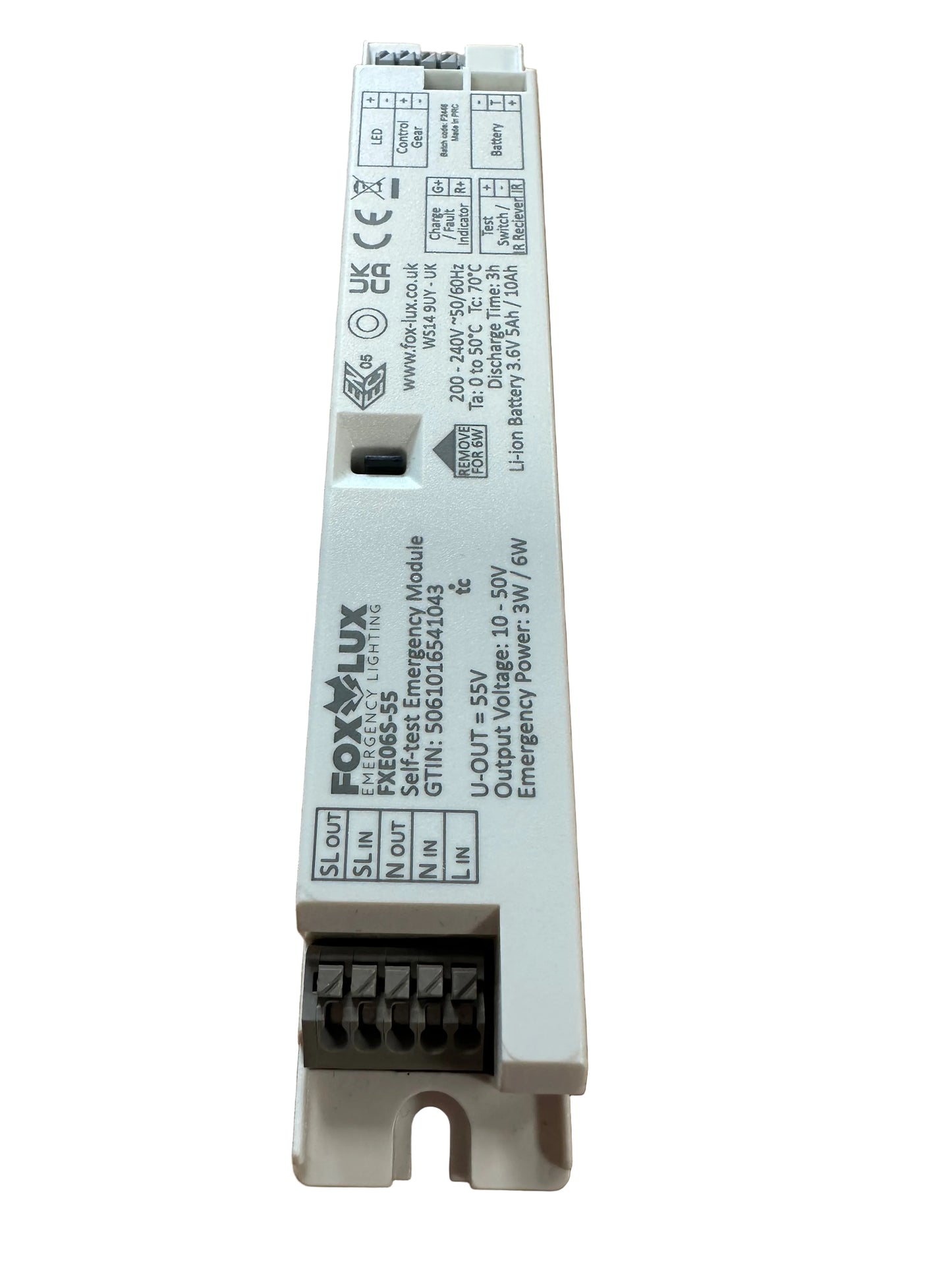 FOXLUX FXE060S-55 10-50V 3W or 6W Self Test Emergency Module - LED Retro