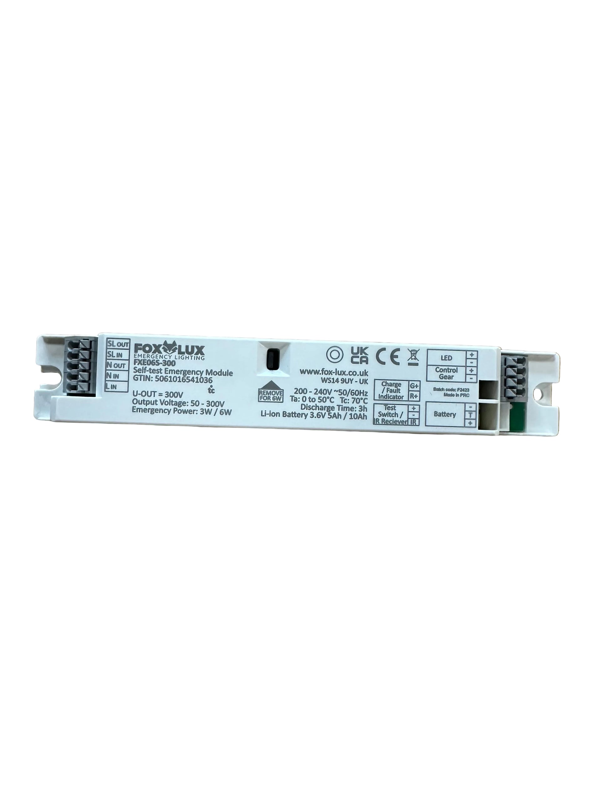 FOXLUX FXE060S-300 50-300V 3W or 6W Self Test Emergency Module - LED Retro