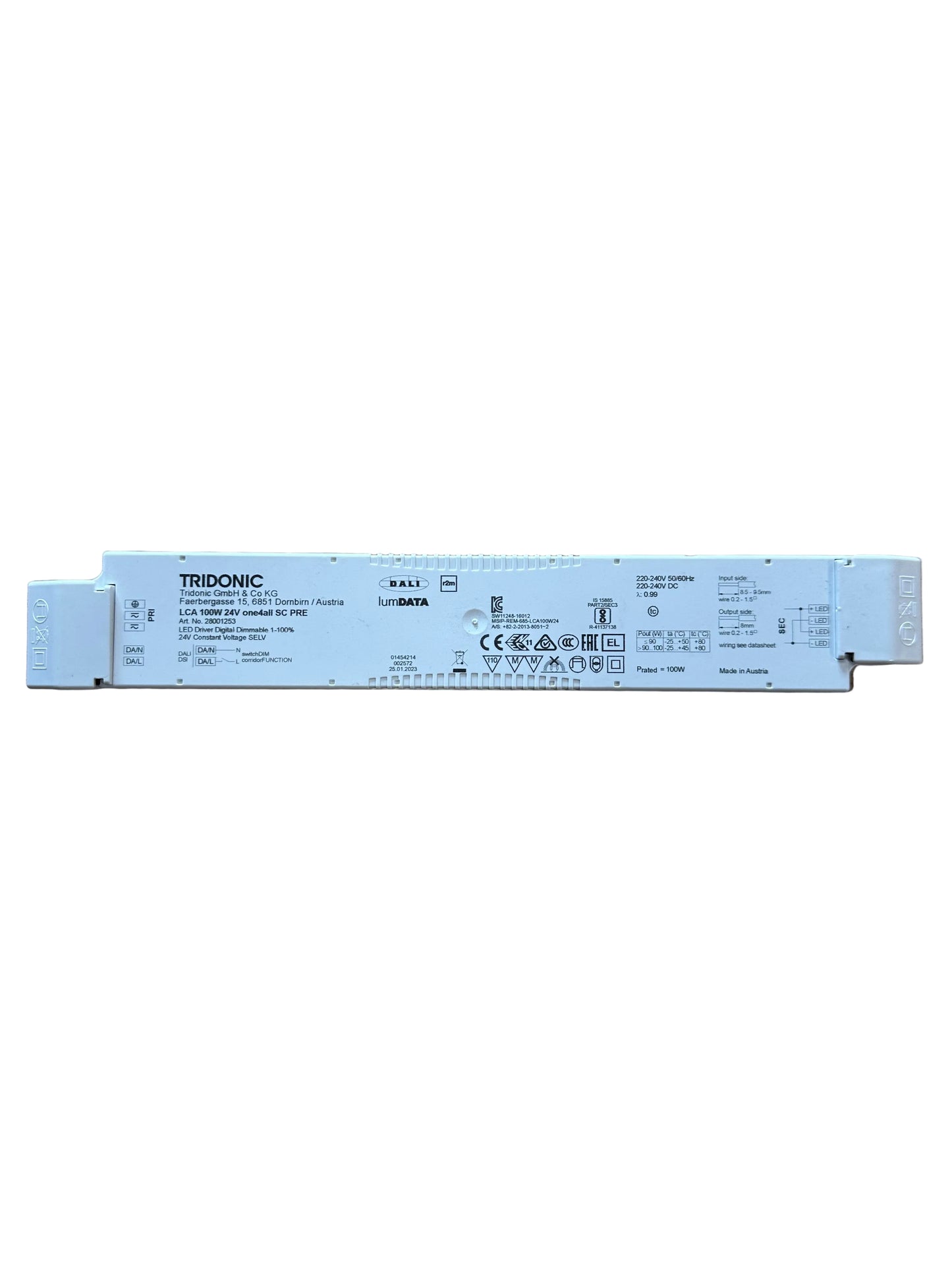 Tridonic 28001253 LCA 100W 24V one4all SC PRE - LED Retro