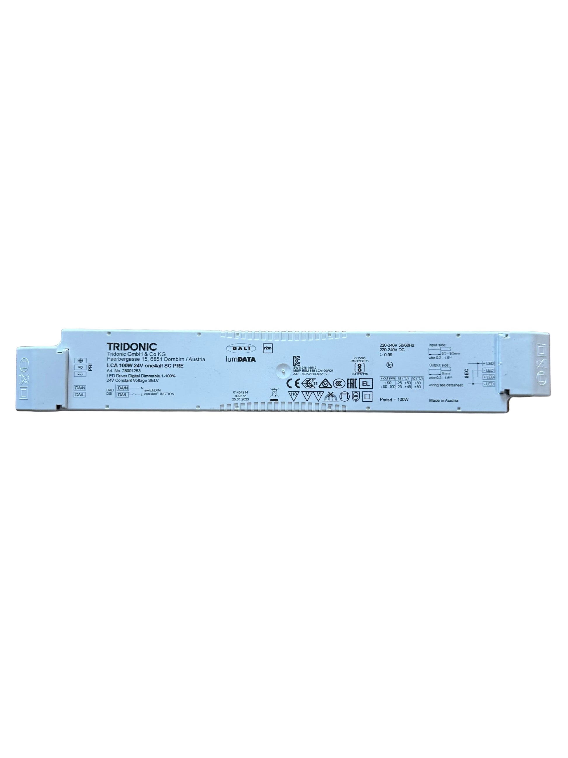 Tridonic 28001253 LCA 100W 24V one4all SC PRE - LED Retro