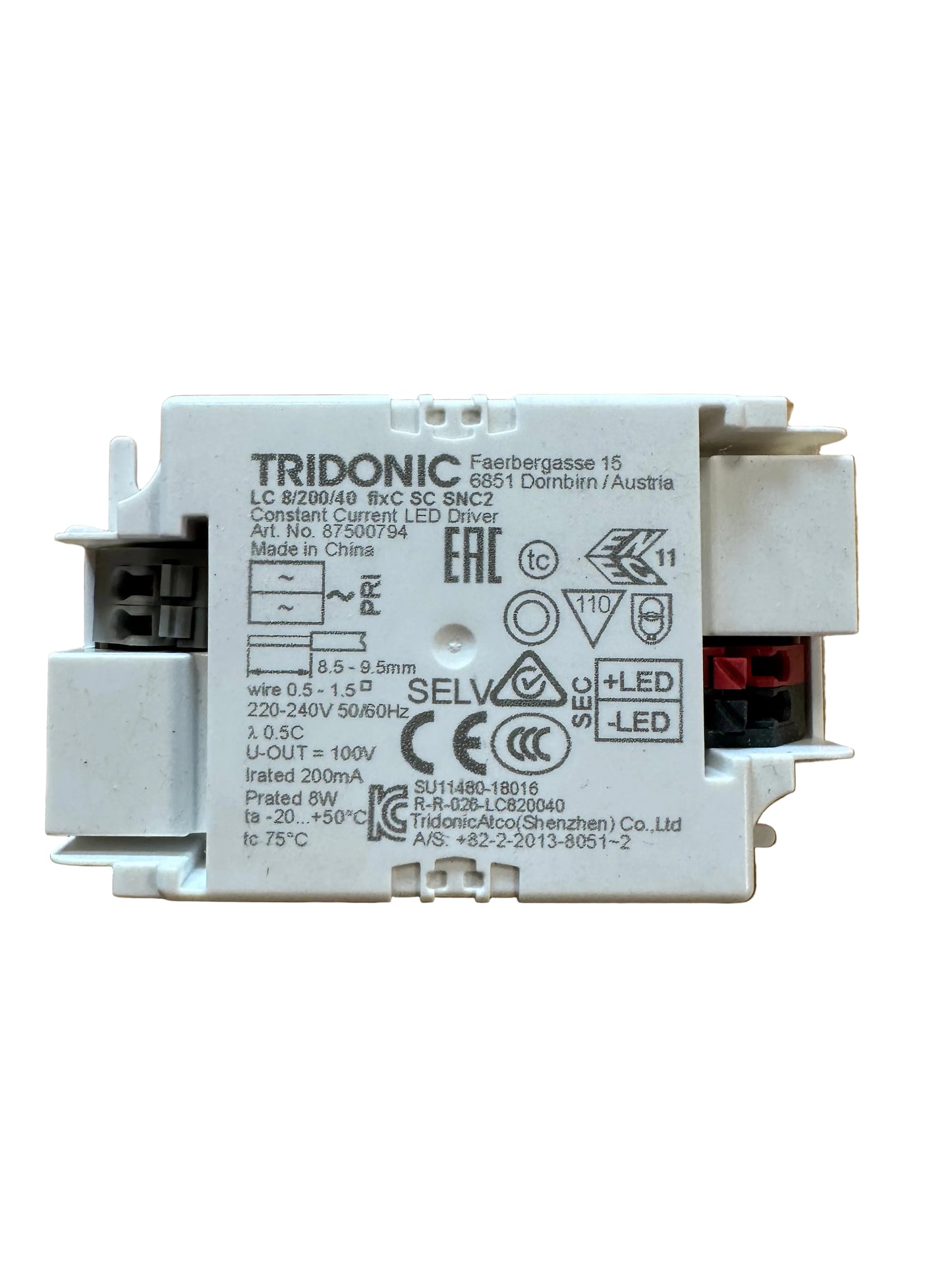 Tridonic 87500794 LC 8/200/40 fixC SC SNC2 - LED Retro