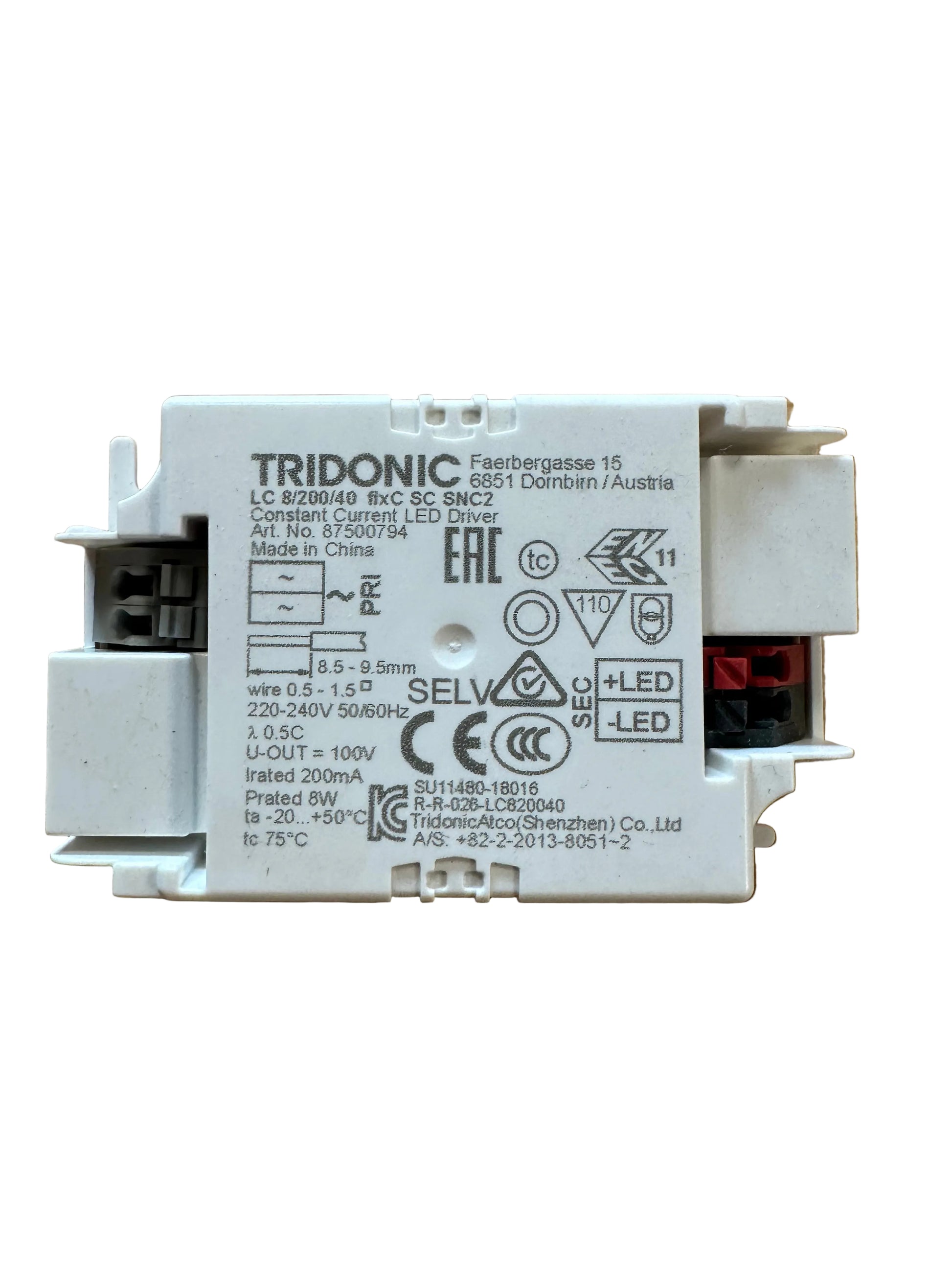 Tridonic 87500794 LC 8/200/40 fixC SC SNC2 - LED Retro