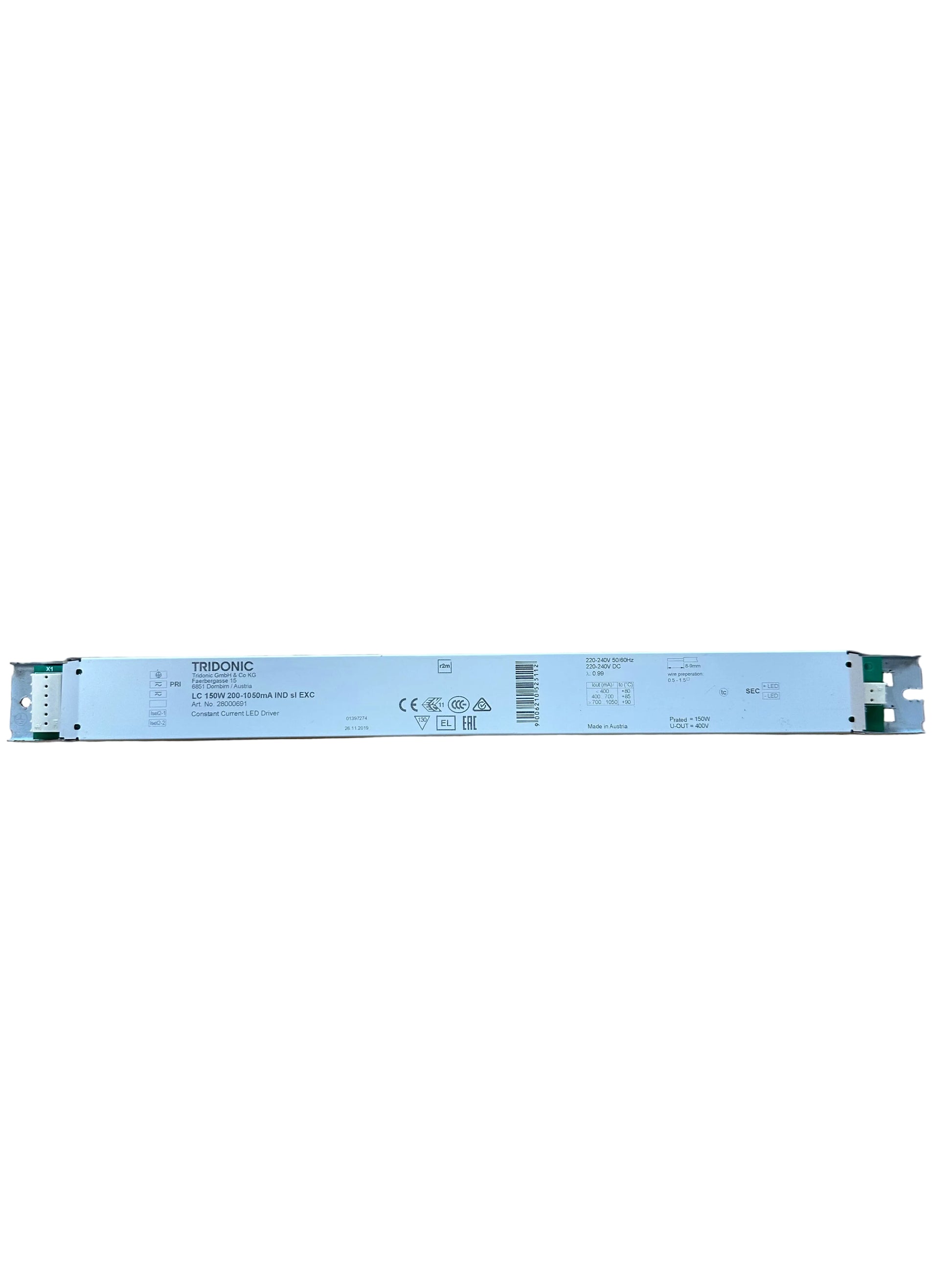 Tridonic 28000691 Driver LCA 100W 250–700mA one4all lp PRE - LED Retro