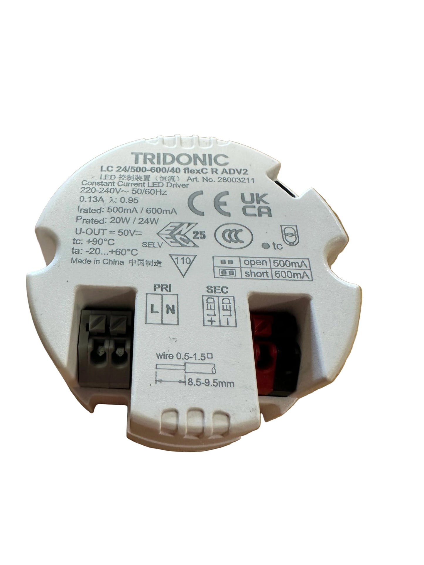 Tridonic 28003211 LC 24/500-600/40 flexC R ADV2 - LED Retro