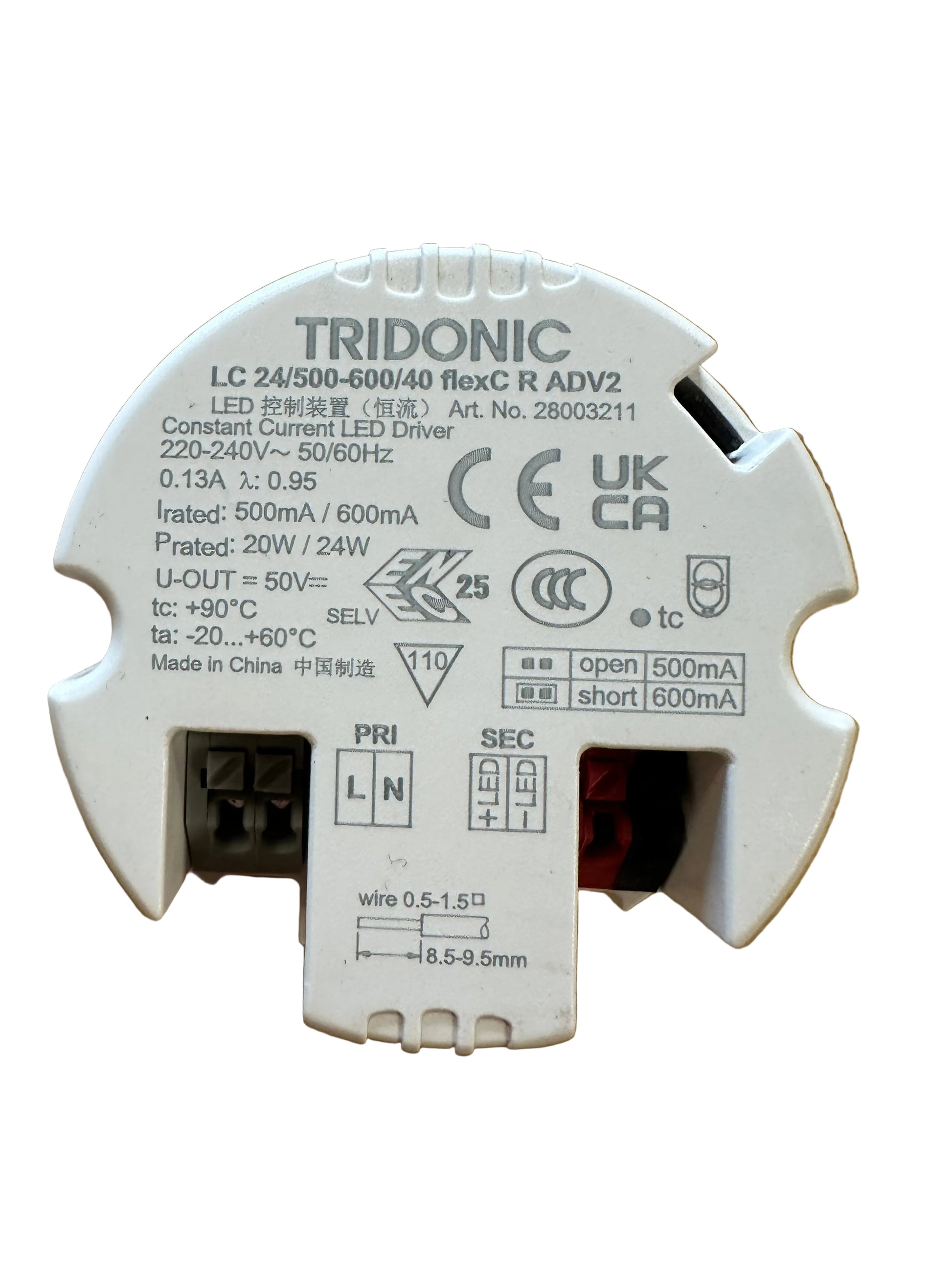 Tridonic 28003211 LC 24/500-600/40 flexC R ADV2 - LED Retro