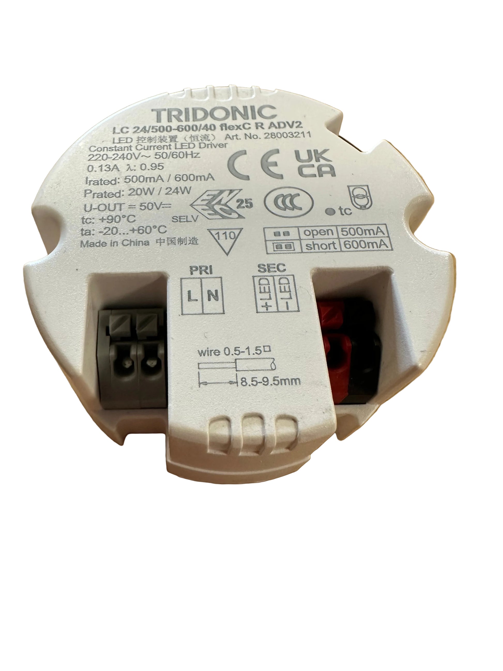Tridonic 28003211 LC 24/500-600/40 flexC R ADV2 - LED Retro