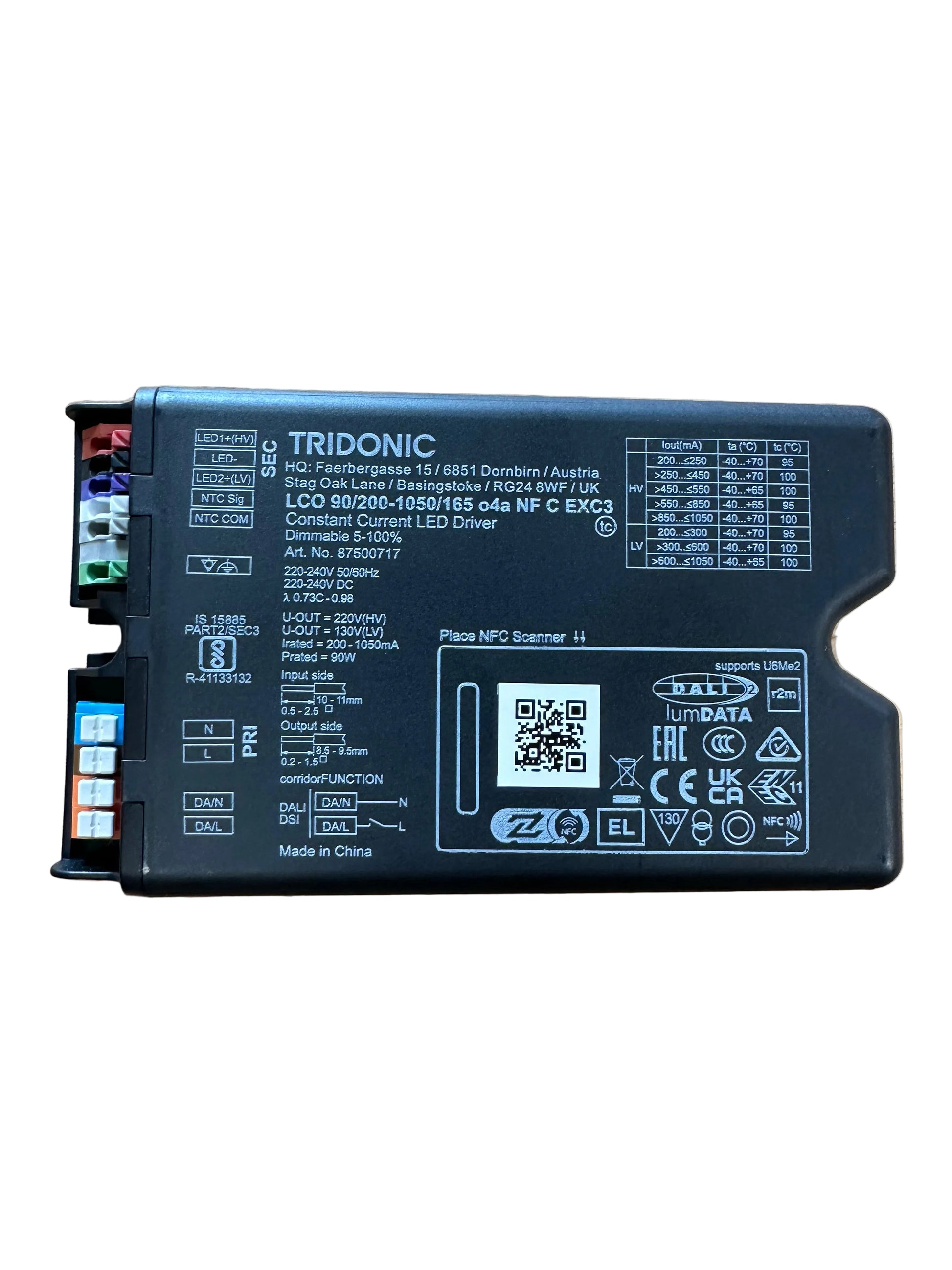 Tridonic 87500717 ﻿LCO 90/200-1050/165 o4a NFC C EXC3 - LED Retro