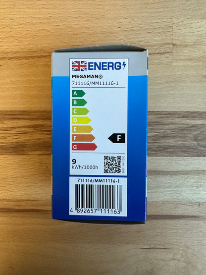 Megaman Classic Opal Dimmable 8.5W E27 LED GLS Bulb Cool White (60W Equiv) - 711116 - LED Spares