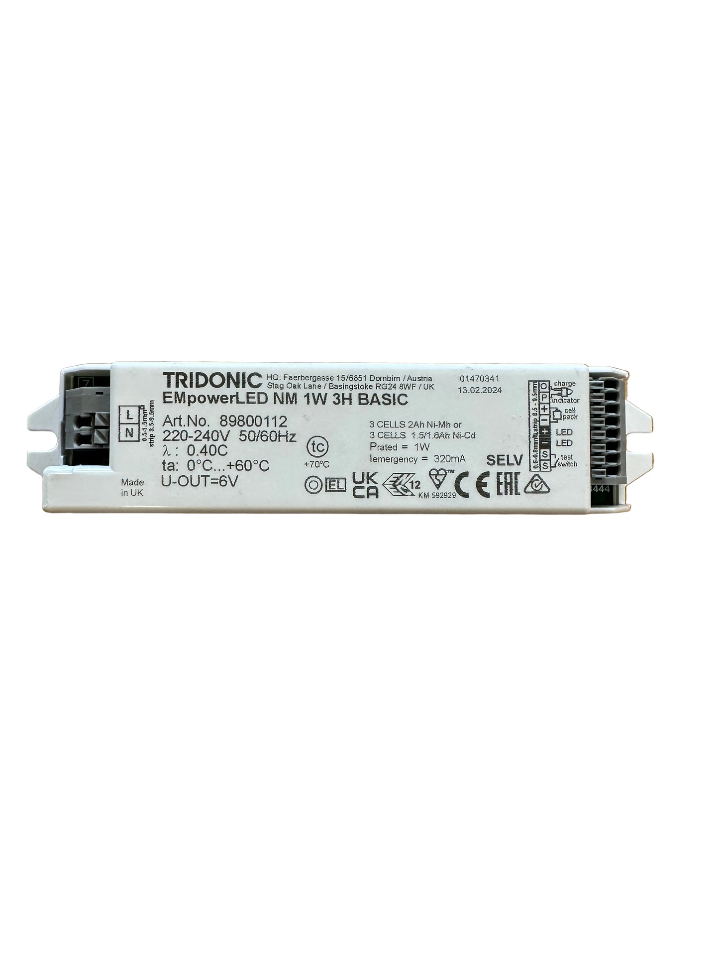 Tridonic - 89800112 - EM powerLED NM 1W BASIC - LED Retro