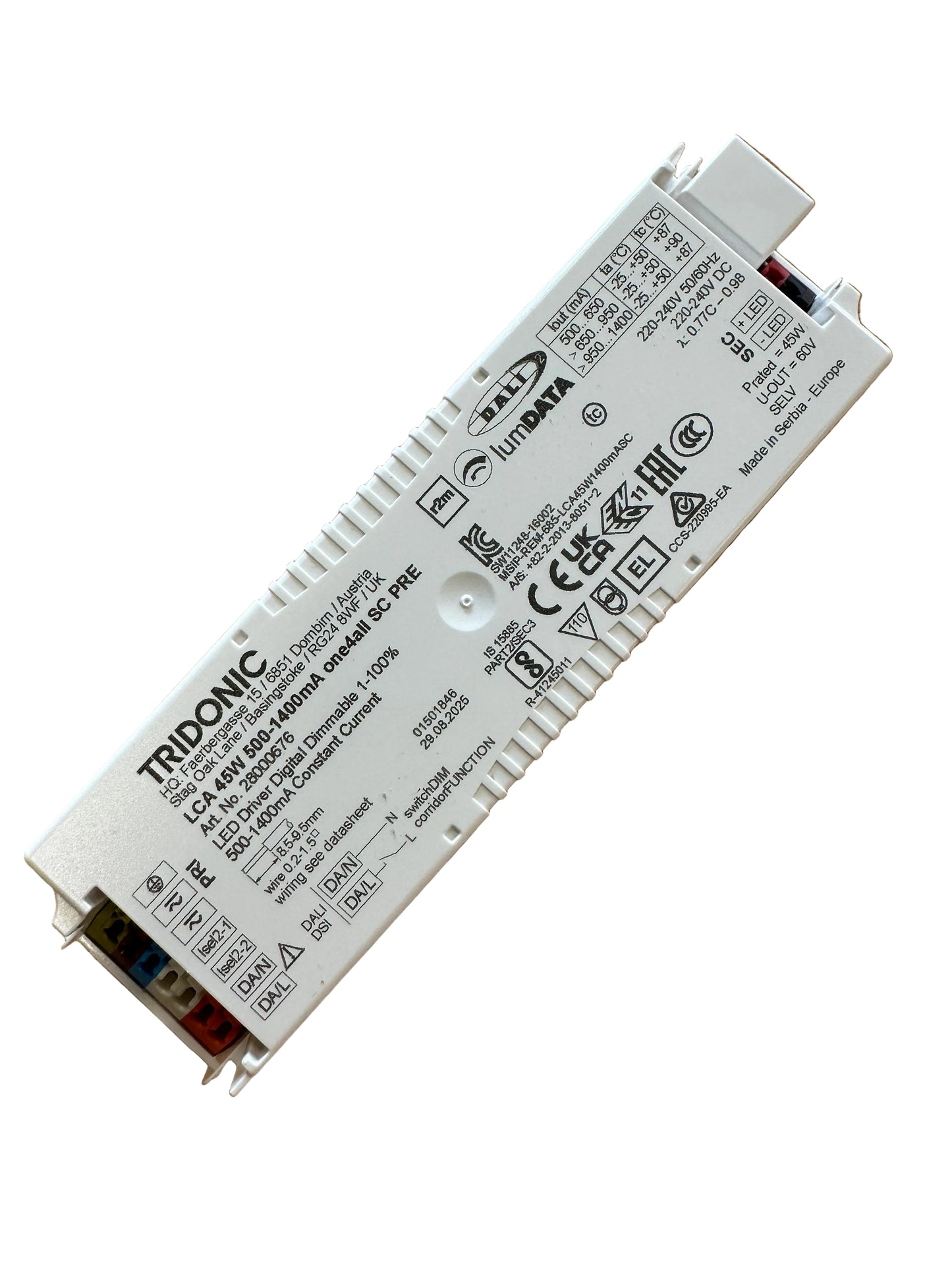 Tridonic 28000676 LCA 45W 500-1400mA one4all SC PRE - LED Retro