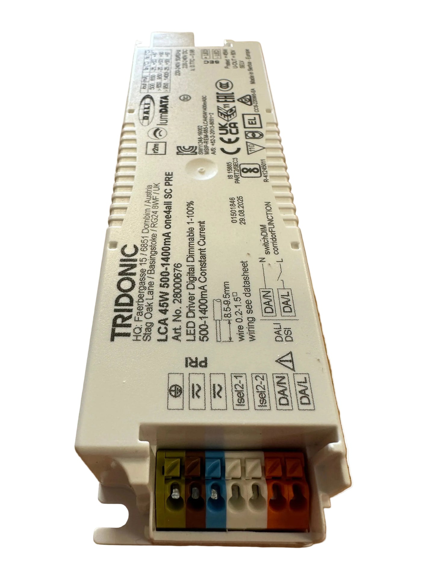 Tridonic 28000676 LCA 45W 500-1400mA one4all SC PRE - LED Retro