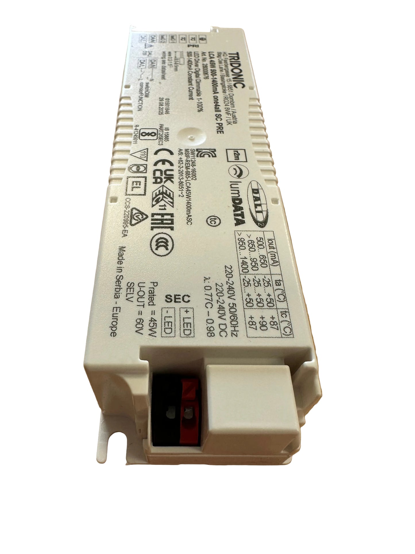 Tridonic 28000676 LCA 45W 500-1400mA one4all SC PRE - LED Retro
