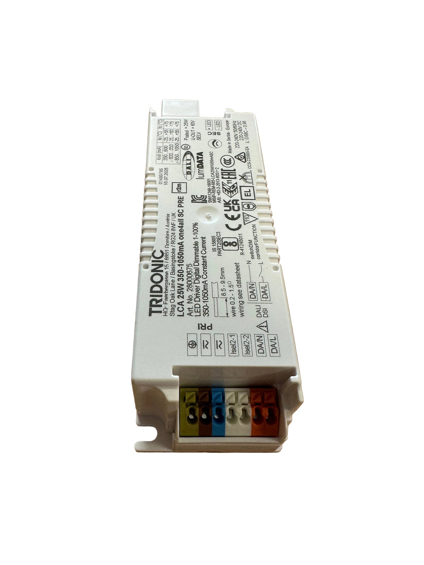 Tridonic 28000675 LCA 25W 350-1050mA one4all SC PRE - LED Retro