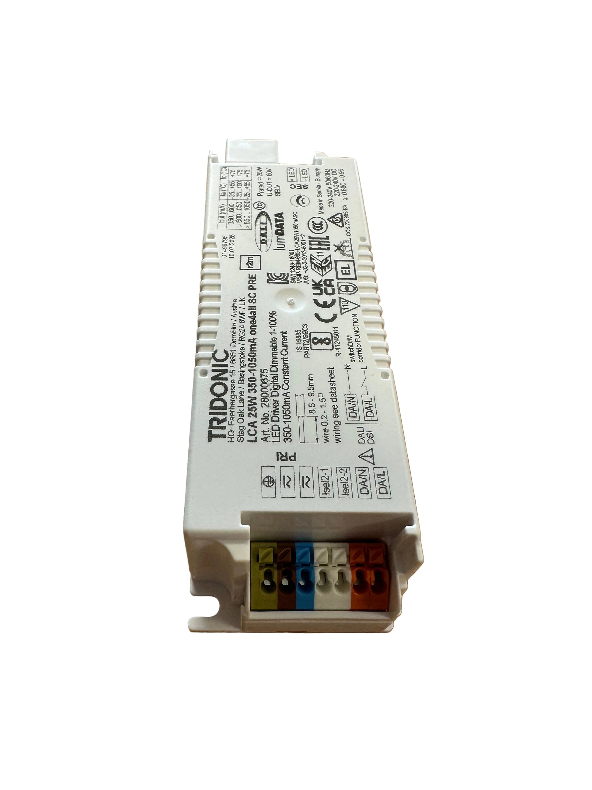 Tridonic 28000675 LCA 25W 350-1050mA one4all SC PRE - LED Retro