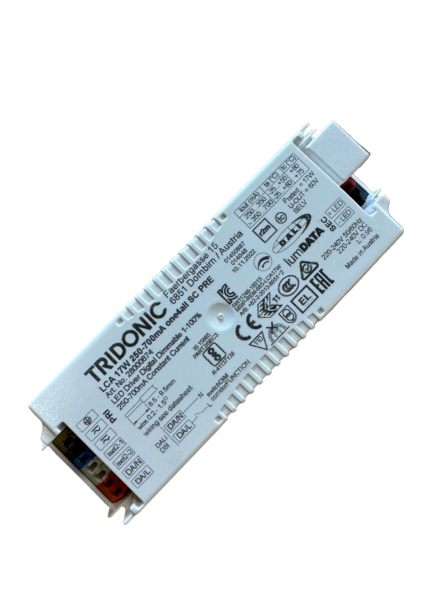 Tridonic 28000674 LCA 17W 250-700mA one4all SC PRE - LED Retro